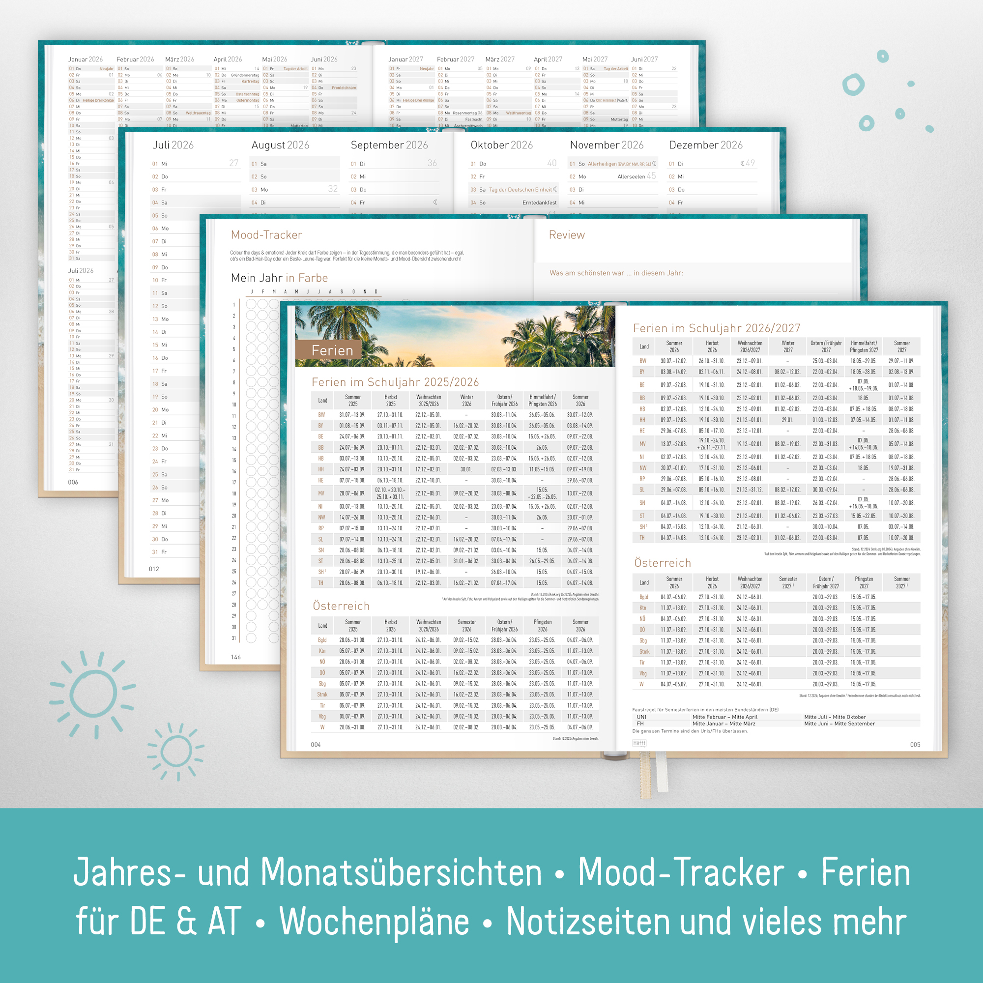 Artikelbild 5 des Artikels “Chäff-Timer Classic A5 2026 [Summer Beach] “