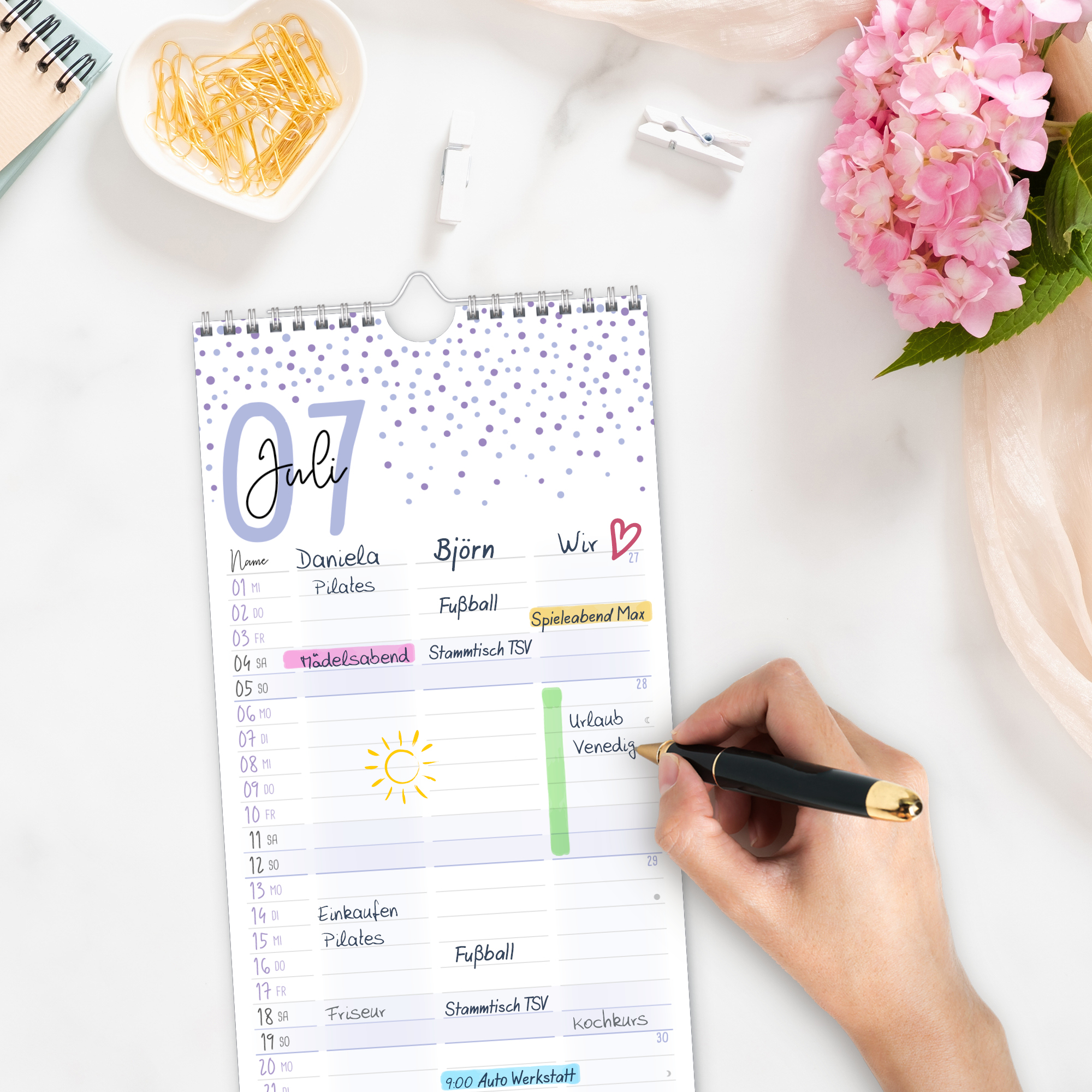 Artikelbild 5 des Artikels “Du + Ich Kalender für uns Zwei 2026 Wandkalender “