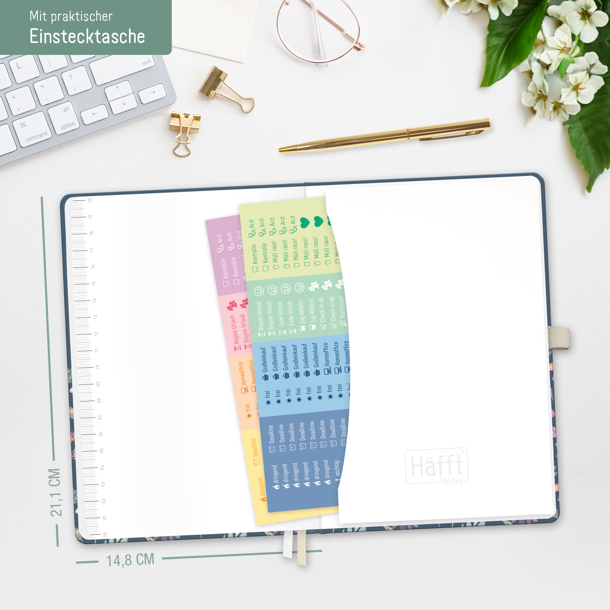 Artikelbild 6 des Artikels “Chäff-Timer Premium A5 2026 [Flying Flowers] “