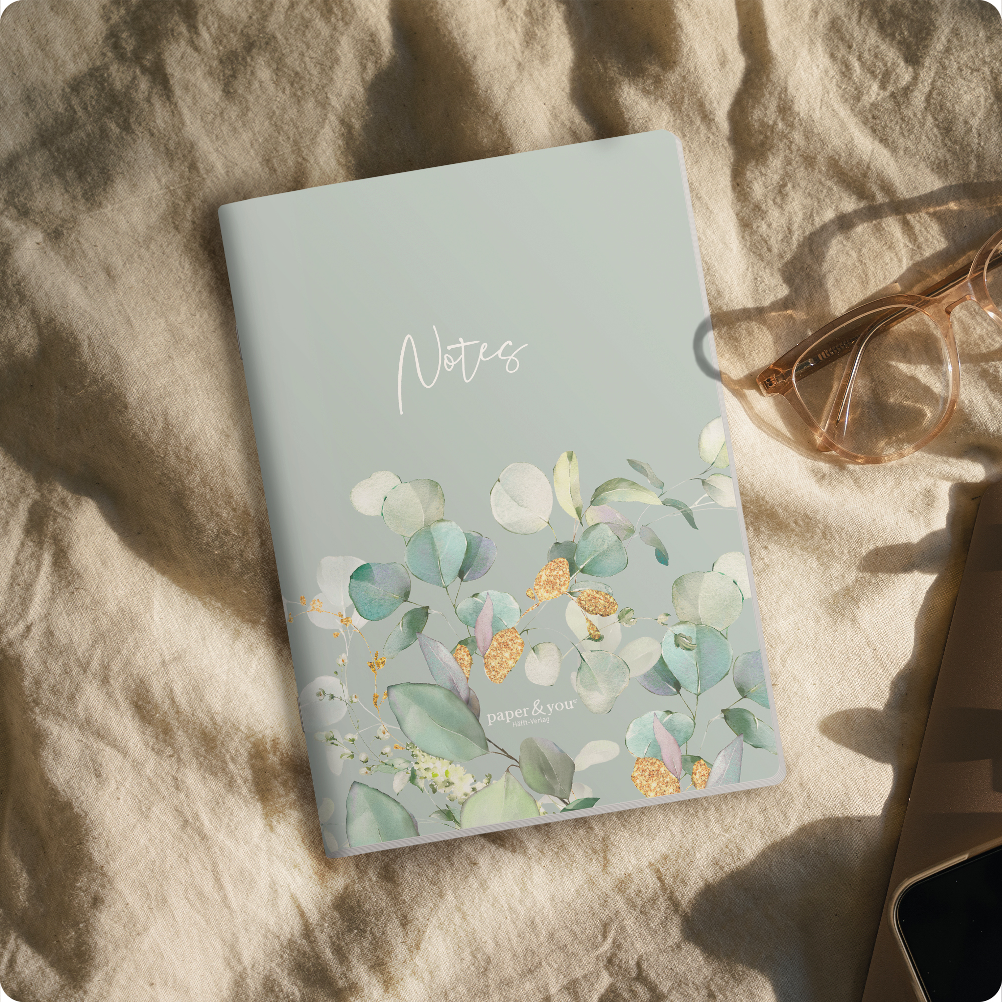 Artikelbild 6 des Artikels “paper&you Notizheft Classic liniert A5 [Minty Leaves] “