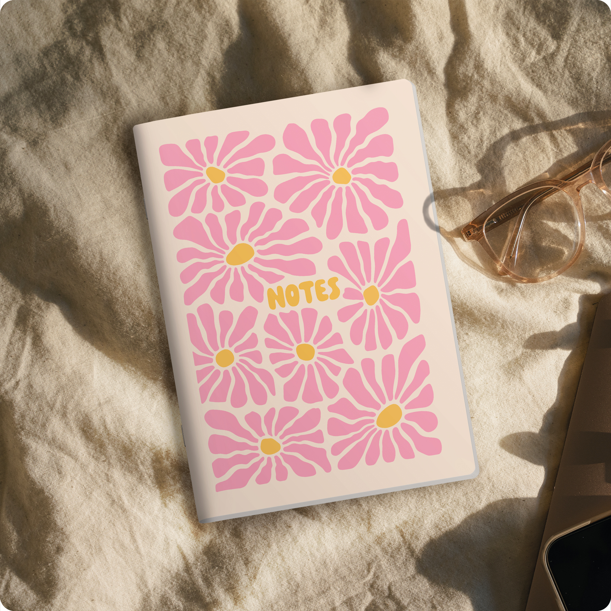 Artikelbild 6 des Artikels “paper&you Notizheft Classic liniert A5 [Pink Flowers] “