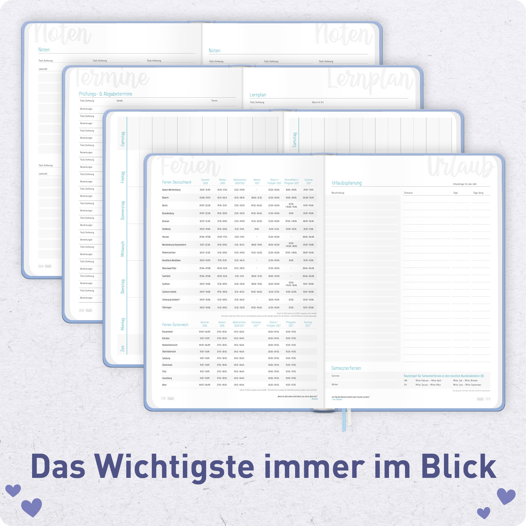 Artikelbild 6 des Artikels “Häfft-Timer A5 2026/2027 [Much Love] “