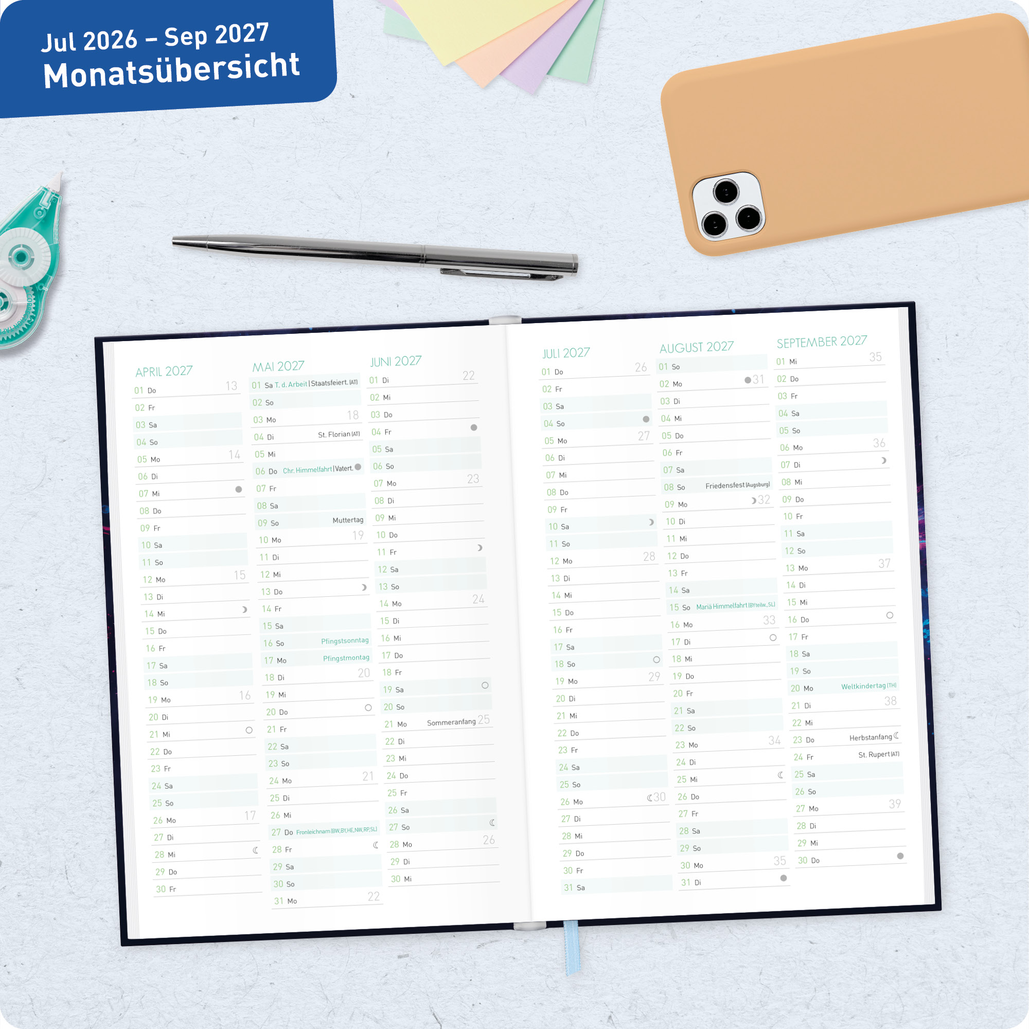 Artikelbild 6 des Artikels “Schulstuff Schüler:innen-Timer A5 2026/2027 [Game on] “