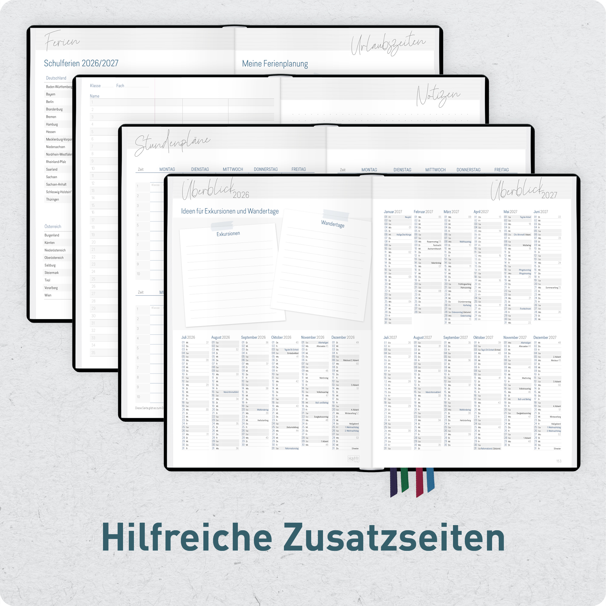 Artikelbild 6 des Artikels “Lehrer-Planer A5+ 26/27 [Black Edition] “