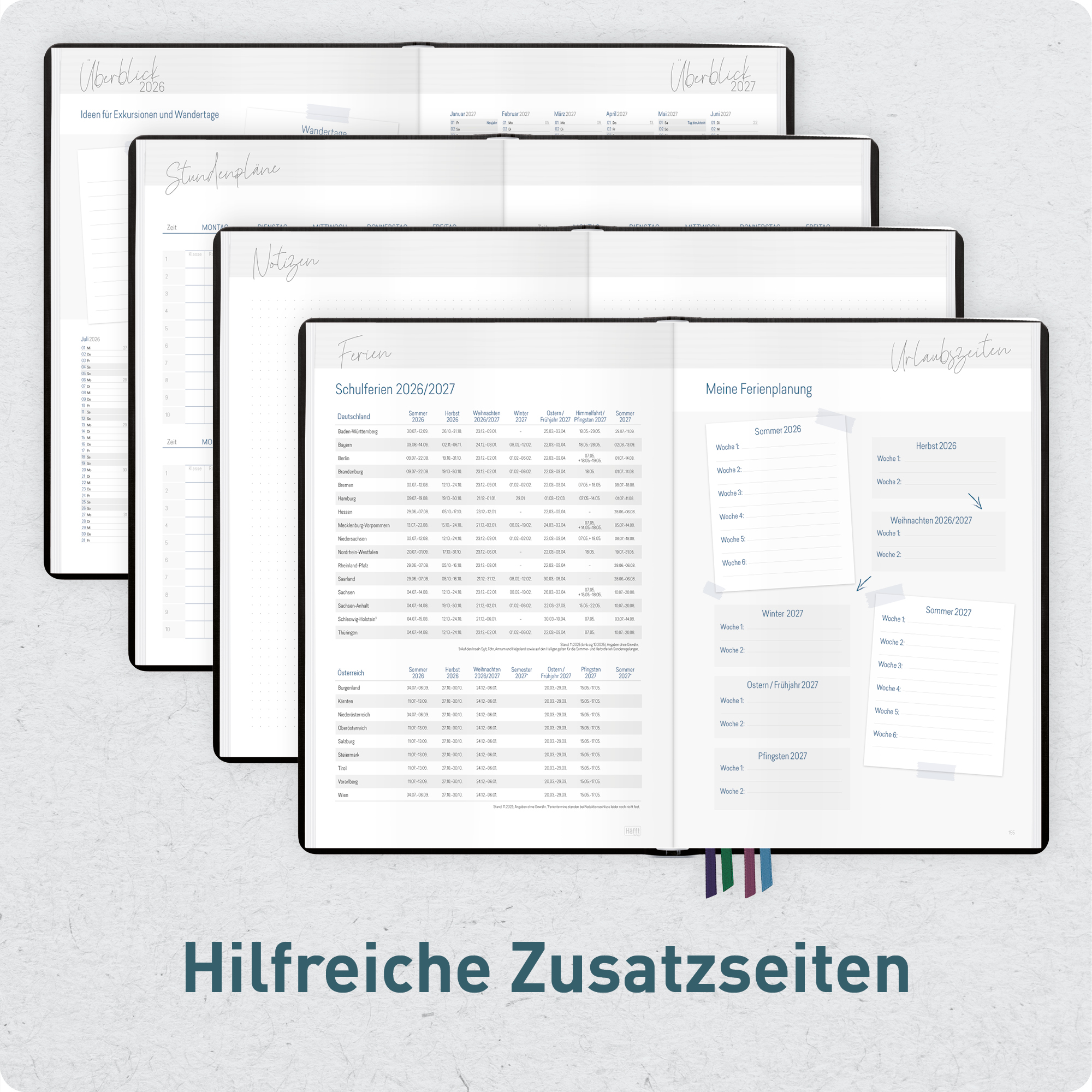 Artikelbild 6 des Artikels “Lehrer-Planer Maxi A4+ 26/27 [Black Edition] “