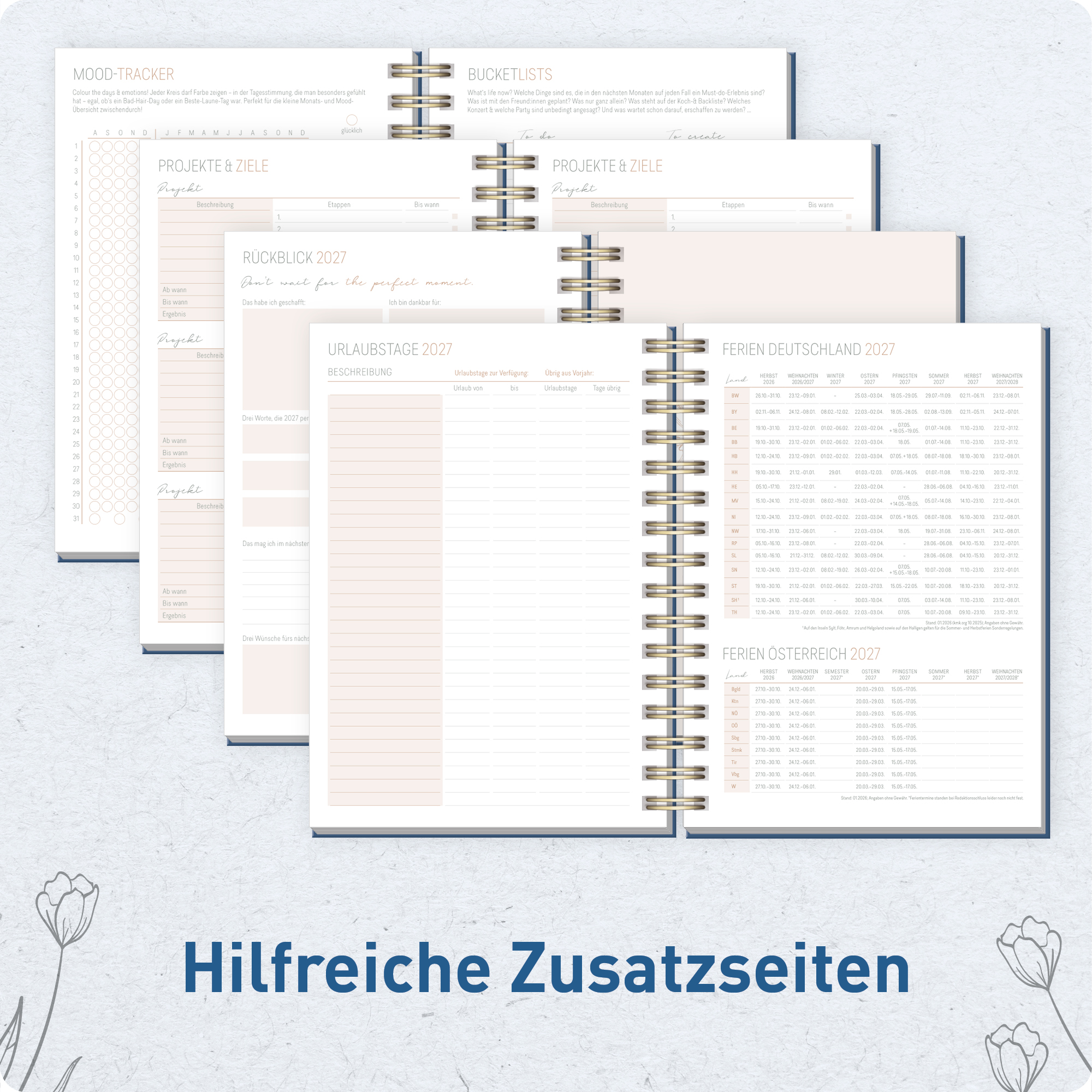 Artikelbild 6 des Artikels “Lieblings-Timer A5 2026/2027 [Night Flower] “