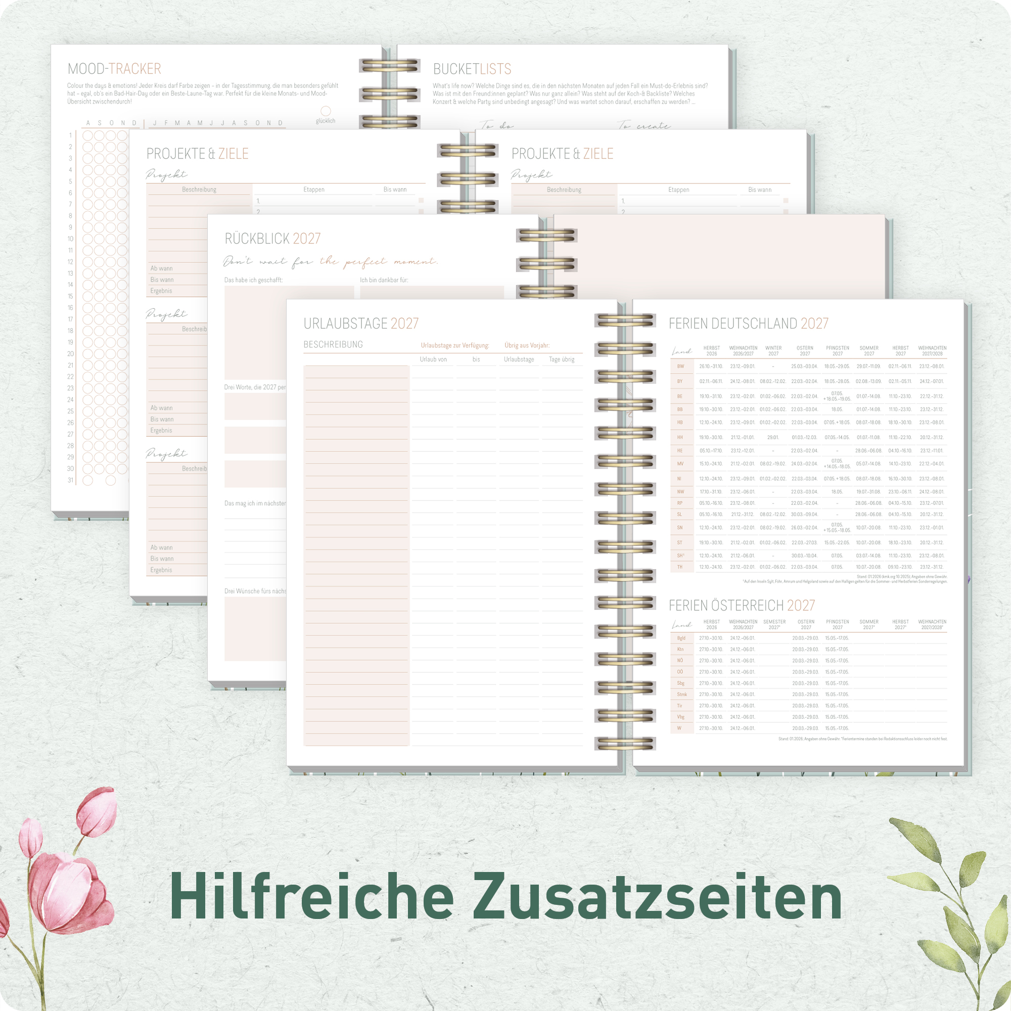 Artikelbild 6 des Artikels “Lieblings-Timer A5 2026/2027 [Spring Flowers] “