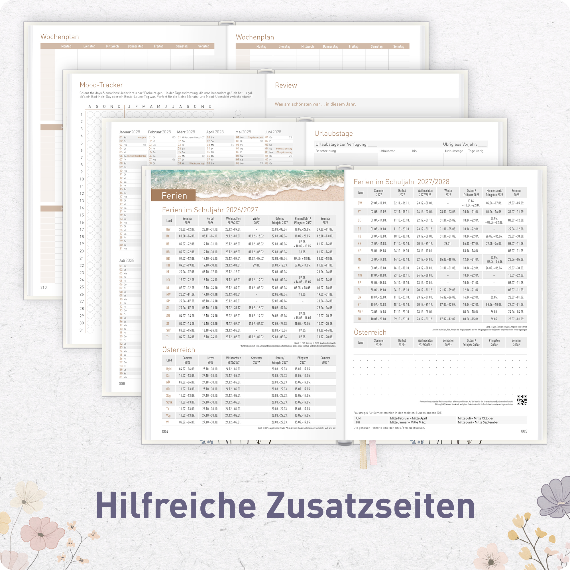 Artikelbild 6 des Artikels “Chäff-Timer A5 2026/2027 [Flower Joy] “