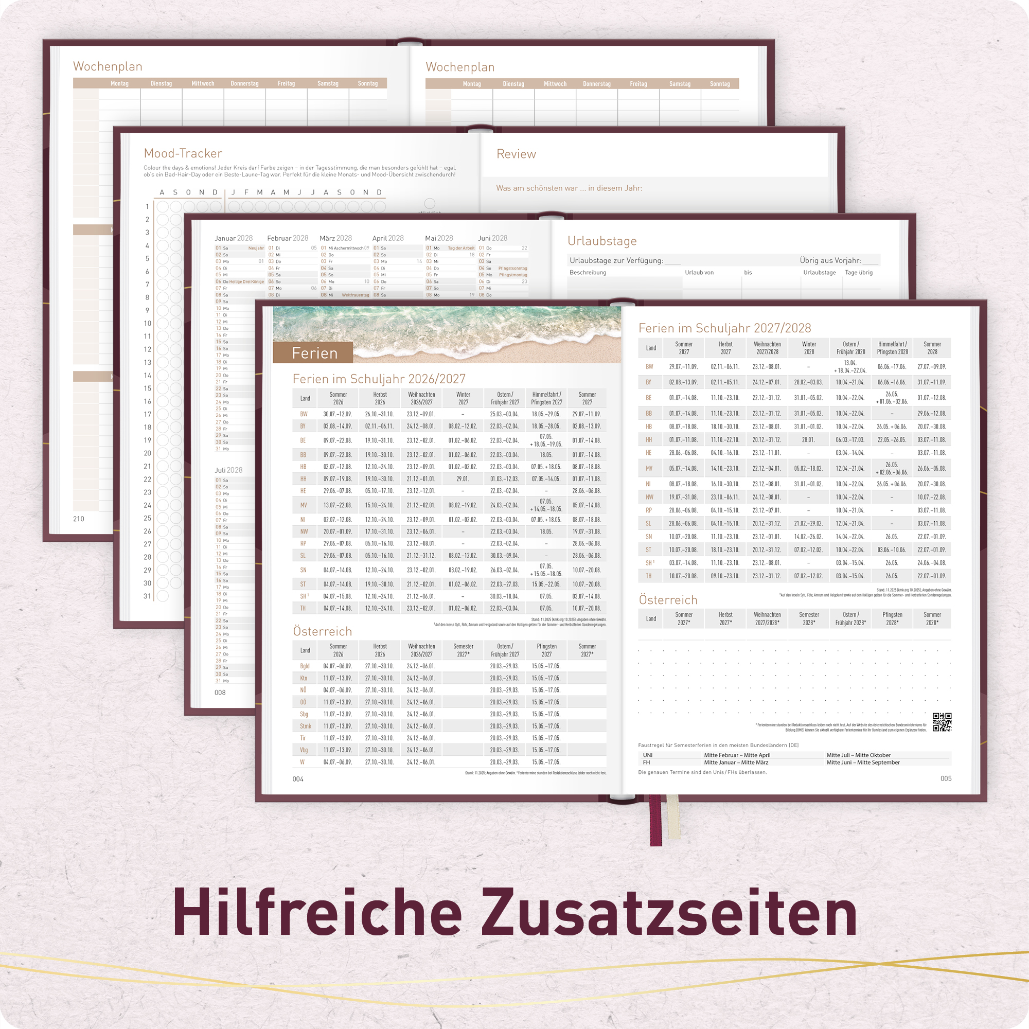 Artikelbild 6 des Artikels “Chäff-Timer A5 2026/2027 [Red Waves] “