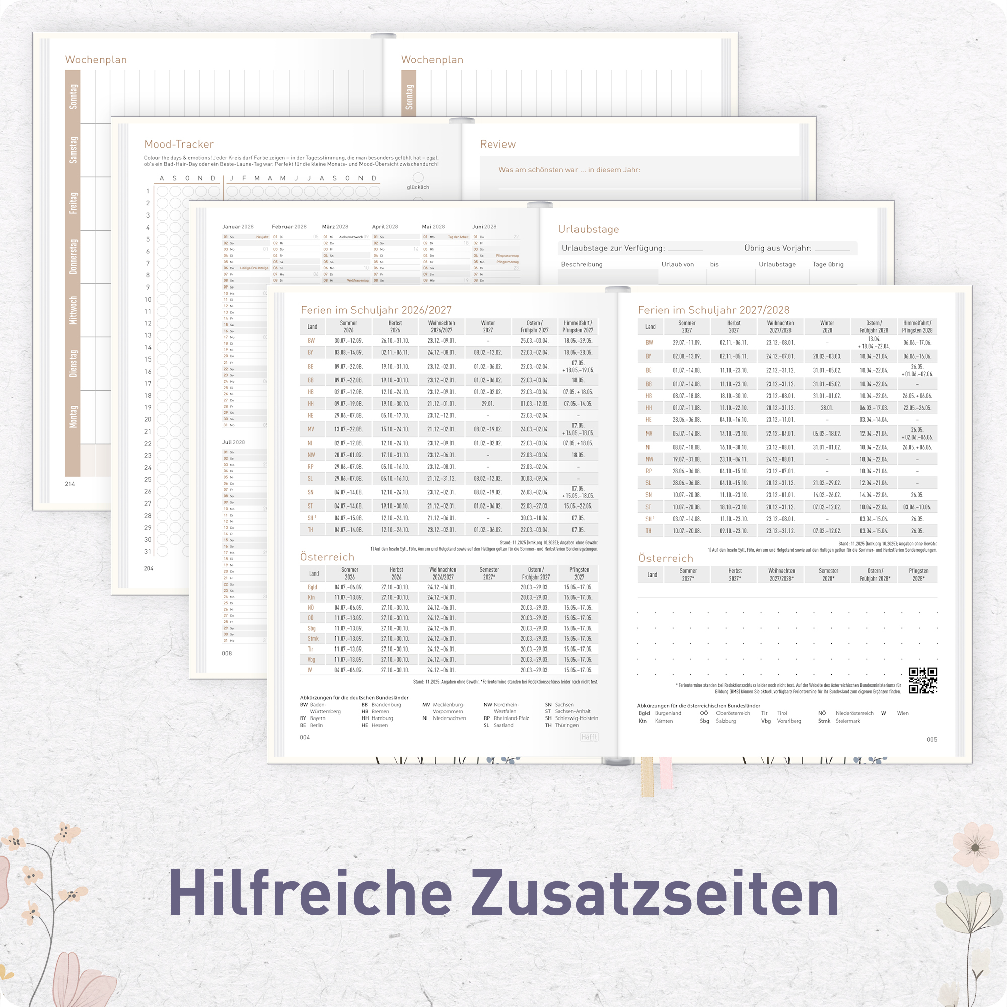 Artikelbild 6 des Artikels “Chäff-Timer Mini A6+ 2026/2027 [Flower Joy] “