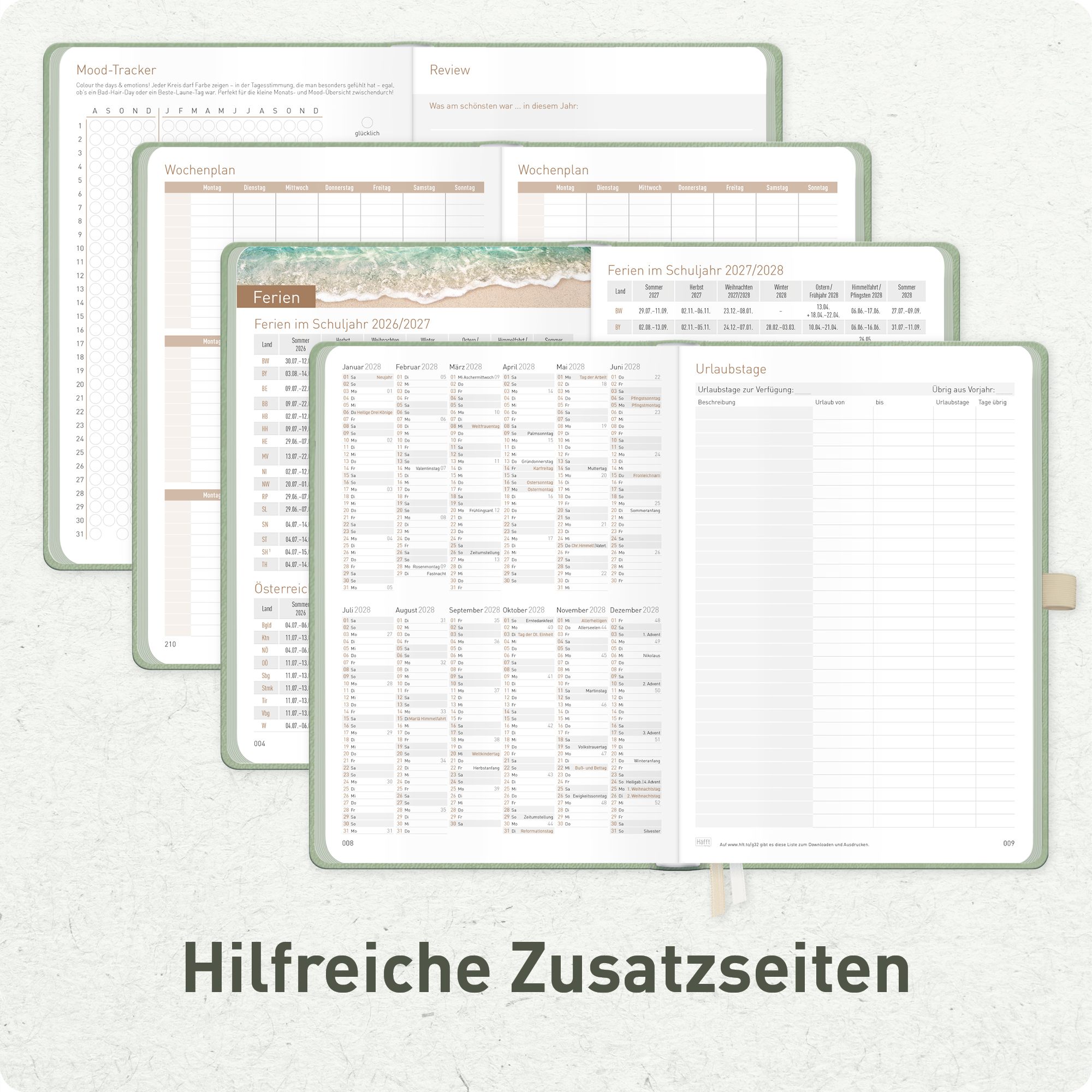 Artikelbild 6 des Artikels “Chäff-Timer Deluxe A5 Kalender 2026/2027 [Salbei] “