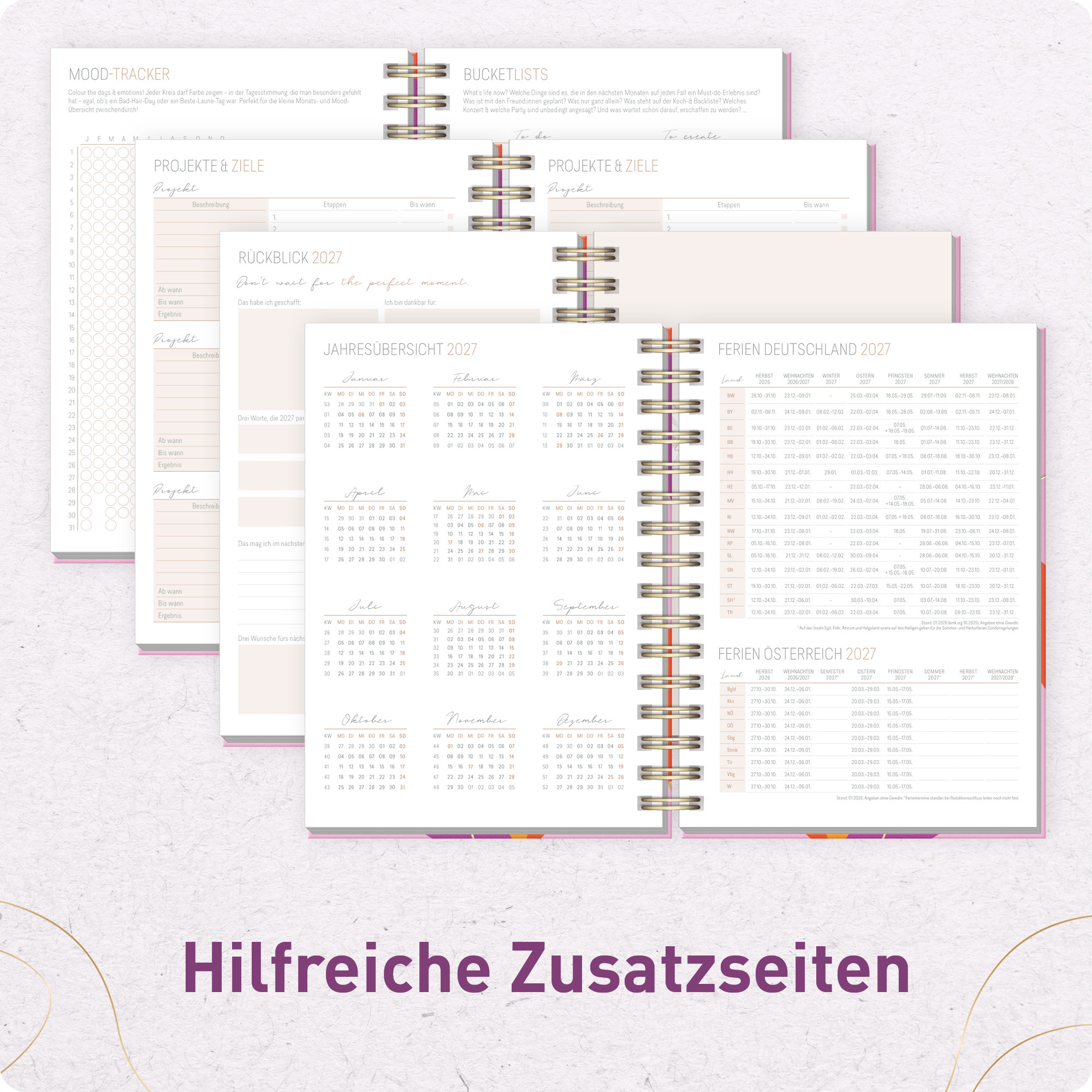 Artikelbild 6 des Artikels “Lieblings-Timer A5 2027 [Color Love] “