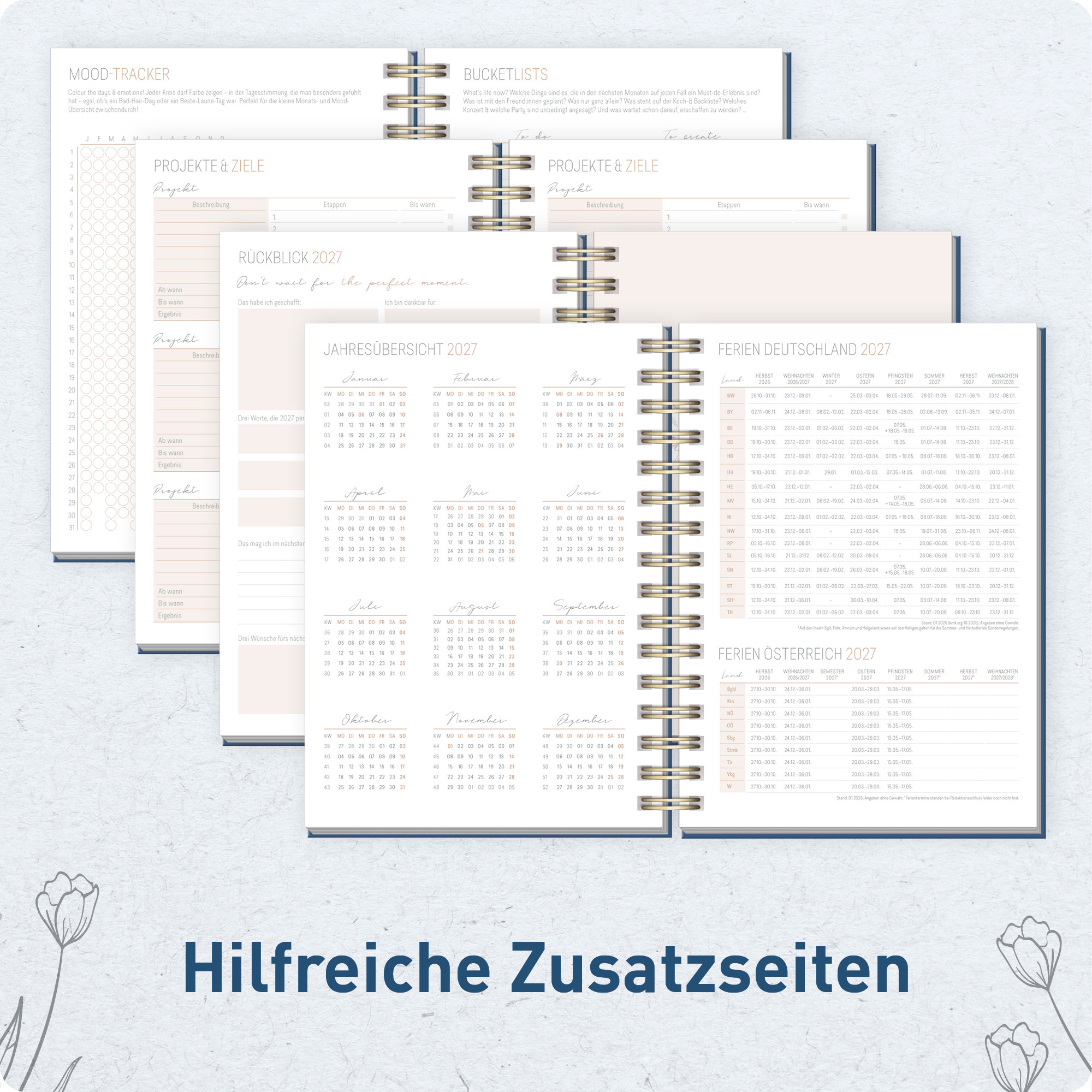 Artikelbild 6 des Artikels “Lieblings-Timer A5 2027 [Night Flower] “