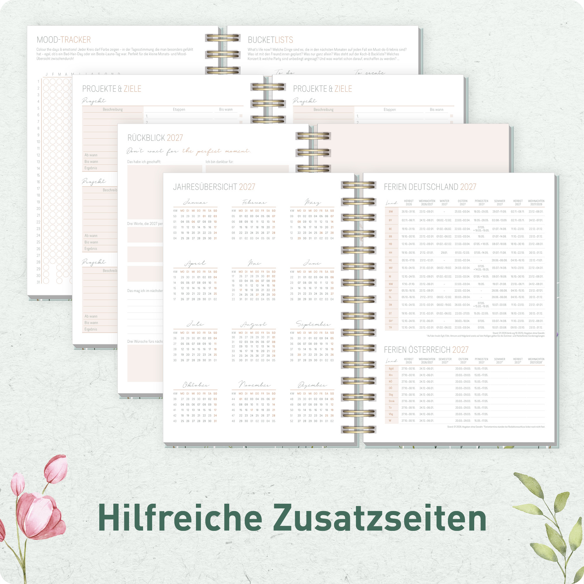 Artikelbild 6 des Artikels “Lieblings-Timer A5 2027 [Spring Flowers] “