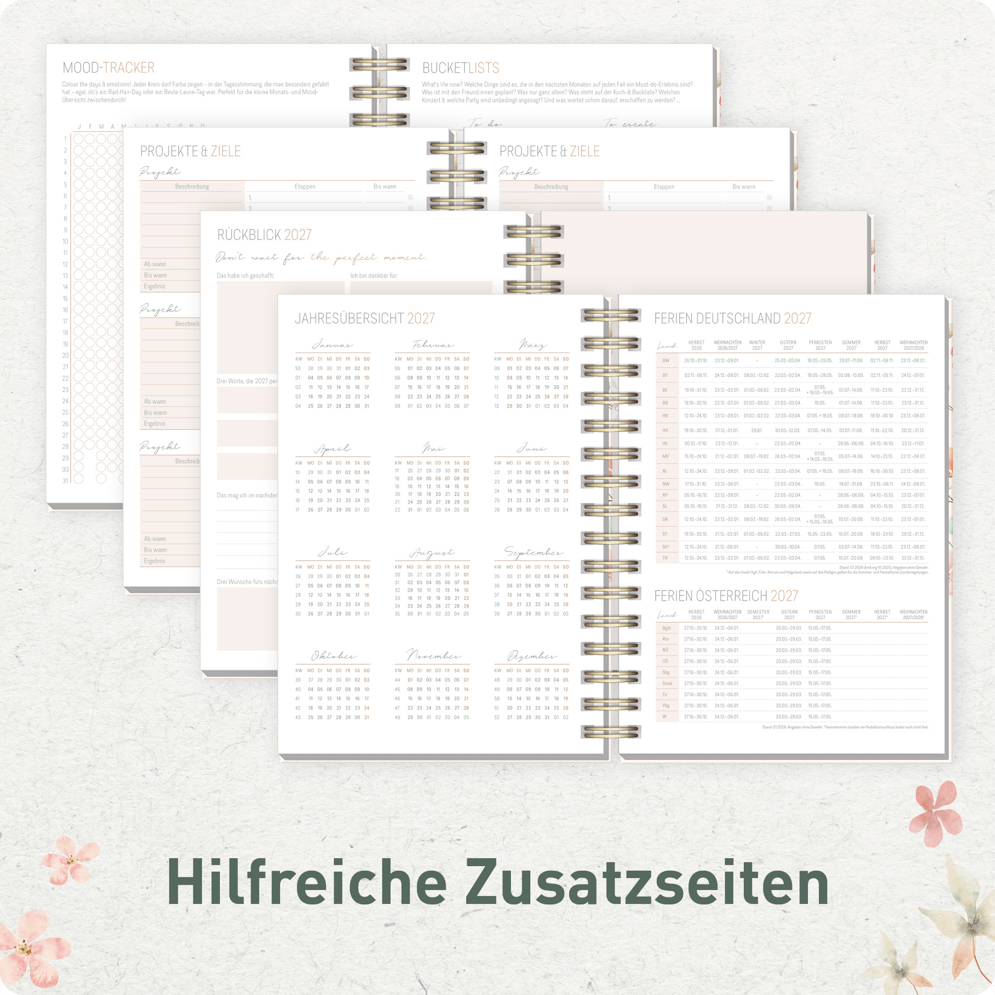 Artikelbild 6 des Artikels “Lieblings-Timer A5 2027 [Wild Blossoms] “