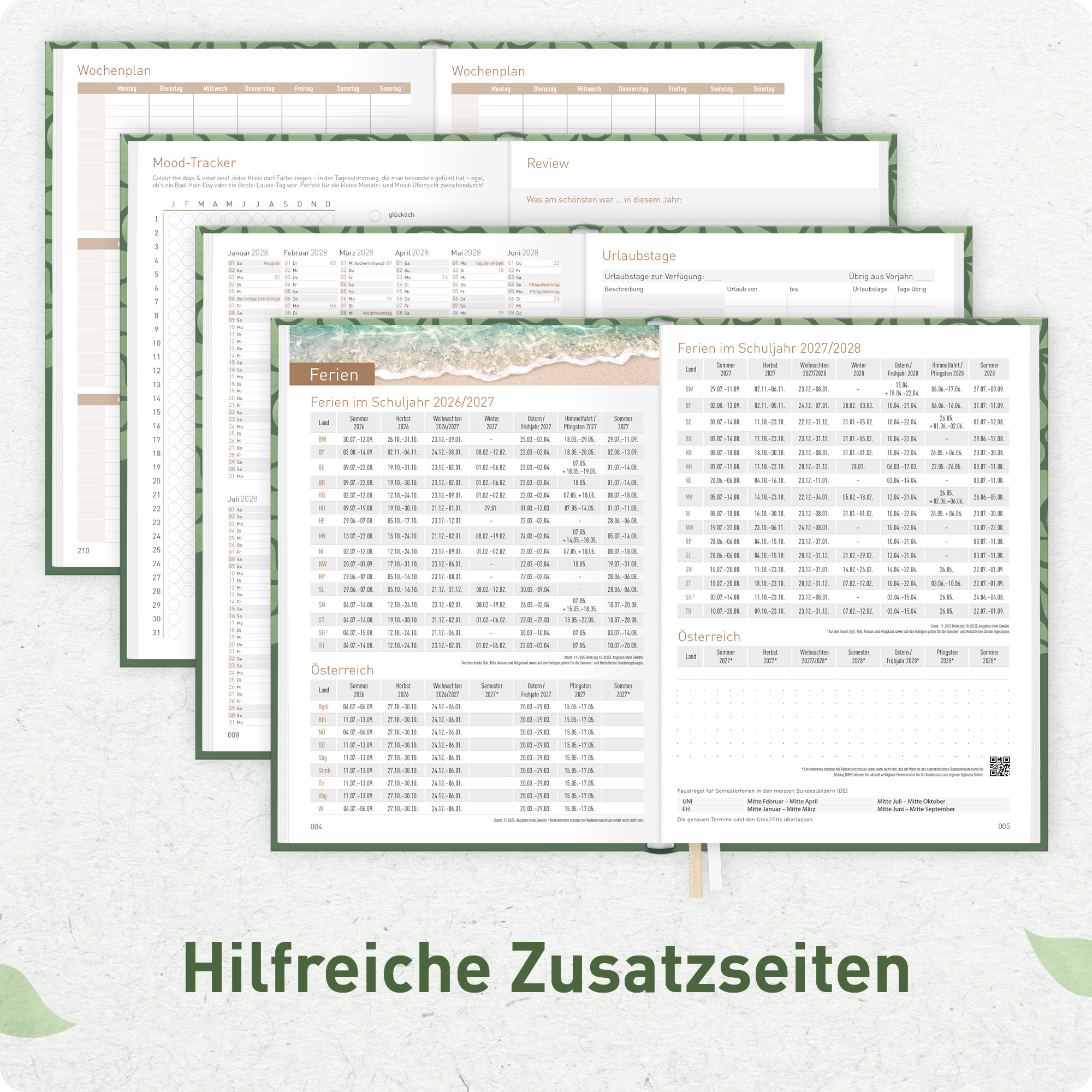 Artikelbild 6 des Artikels “Chäff-Timer Classic A5 2027 [Sea of Leaves] “