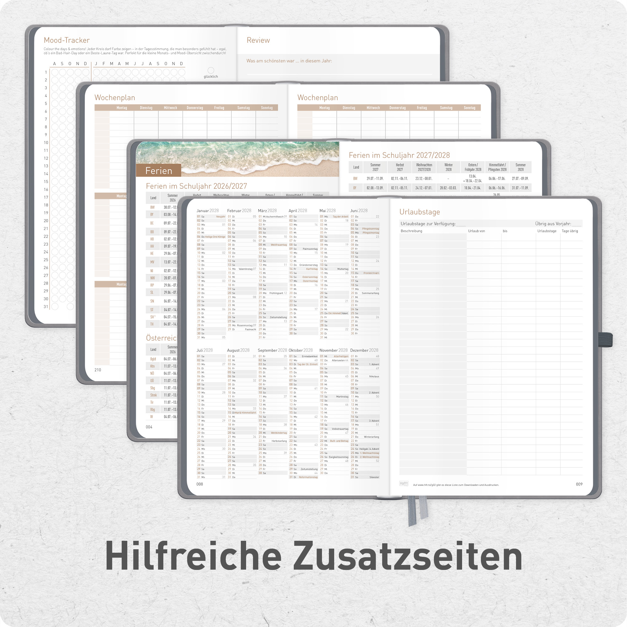 Artikelbild 6 des Artikels “Chäff-Timer Deluxe A5 2027 [Grey Edition] “
