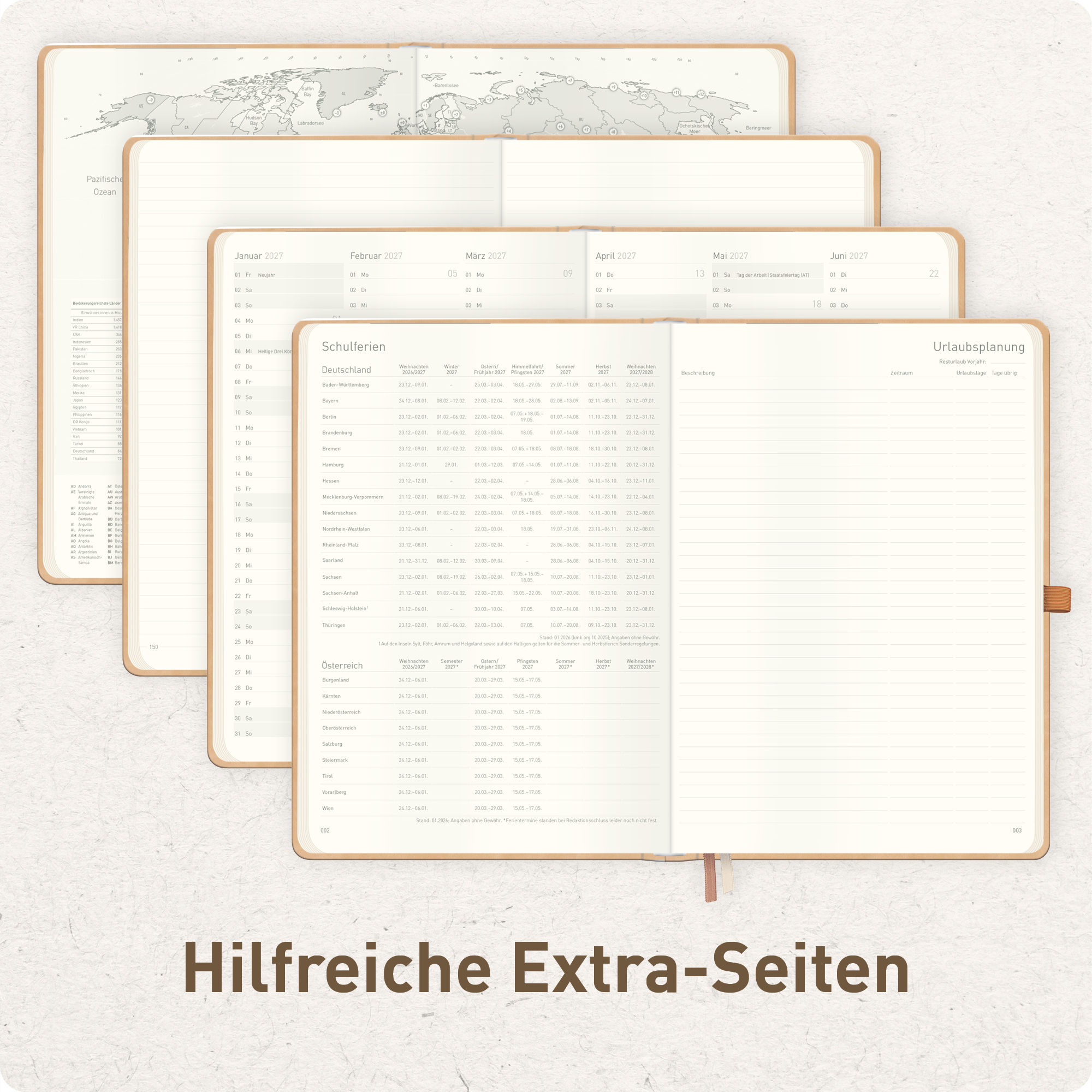 Artikelbild 6 des Artikels “Wochen-Notiz-Kalender A4 2027 [Cappuccino] “