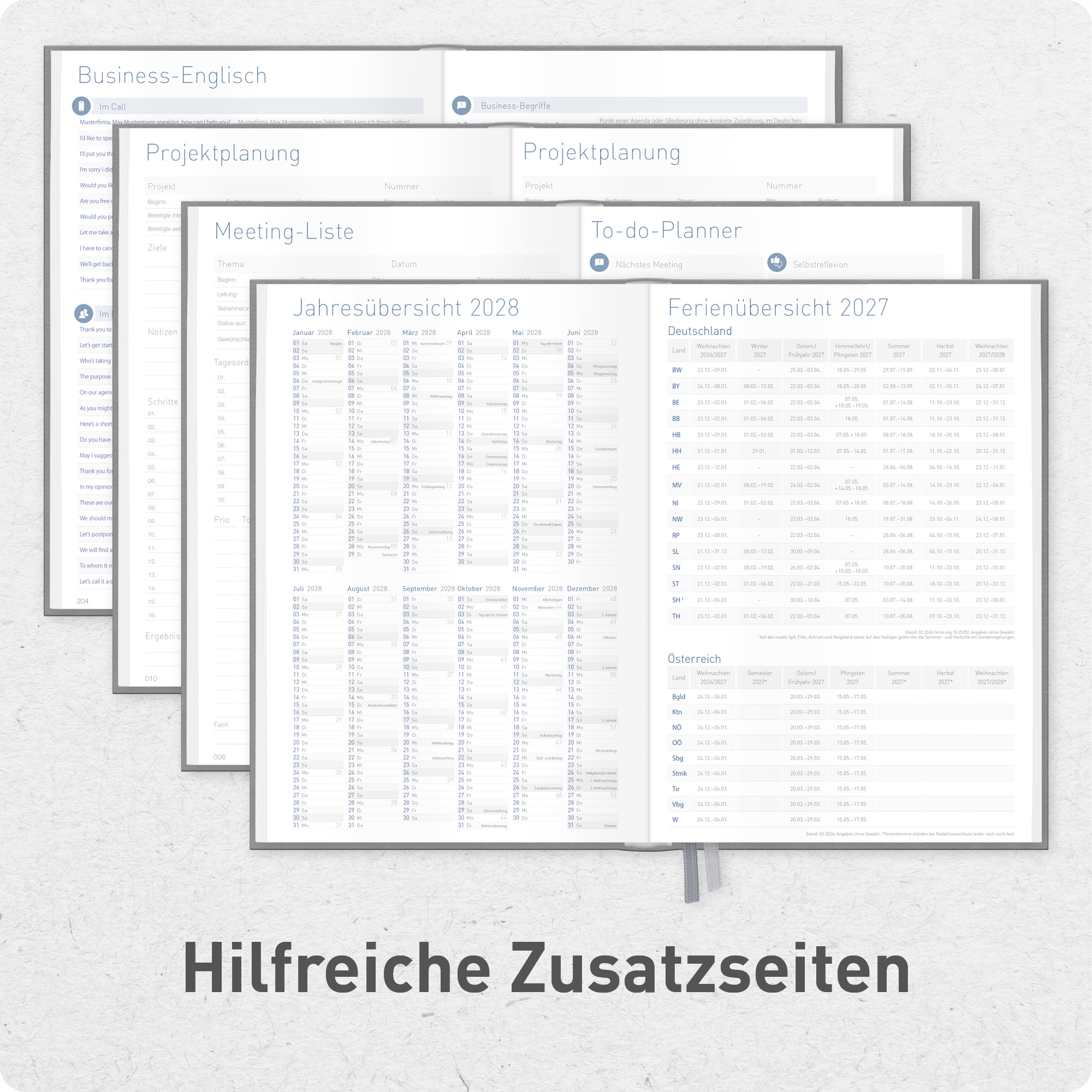 Artikelbild 6 des Artikels “Business-Timer A5 2027 [Grau-Rosé] “