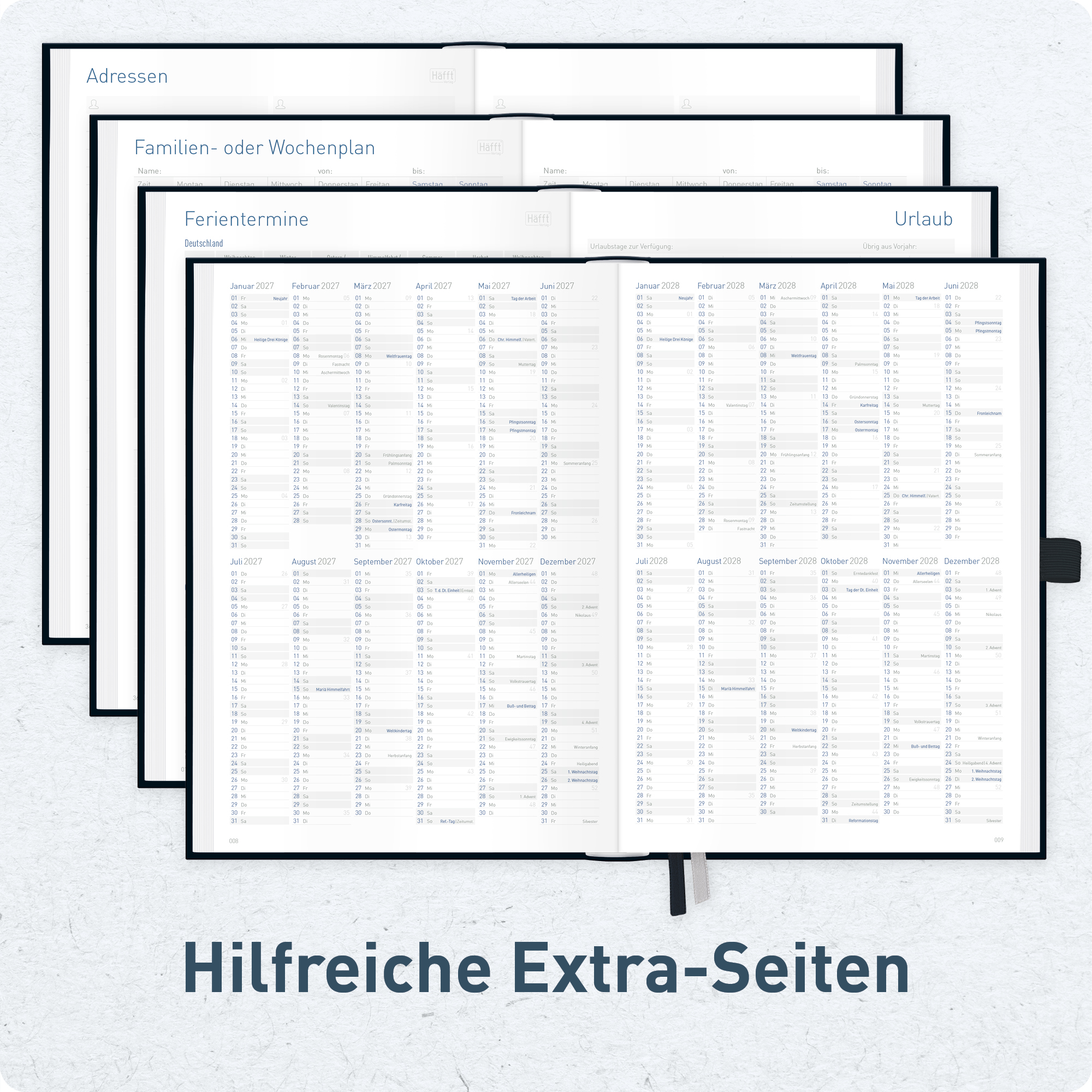 Artikelbild 6 des Artikels “Organizer Day by Day A5 2027 [Schwarz] “