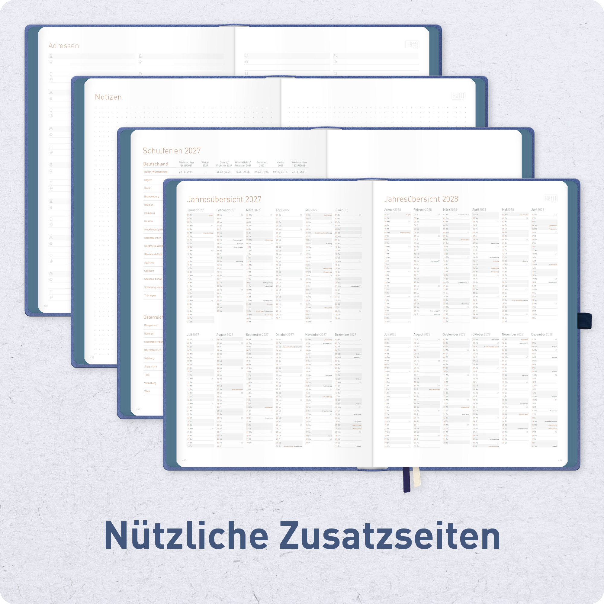 Artikelbild 6 des Artikels “Organizer Day by Day Maxi A4+ 2027 [Business Blue] “