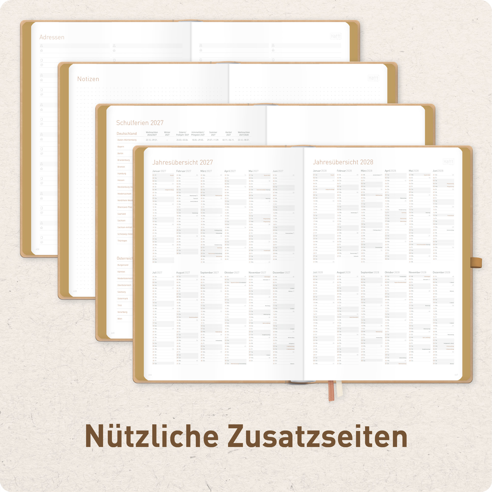 Artikelbild 6 des Artikels “Organizer Day by Day Maxi A4+ 2027 [Prestige Beige] “