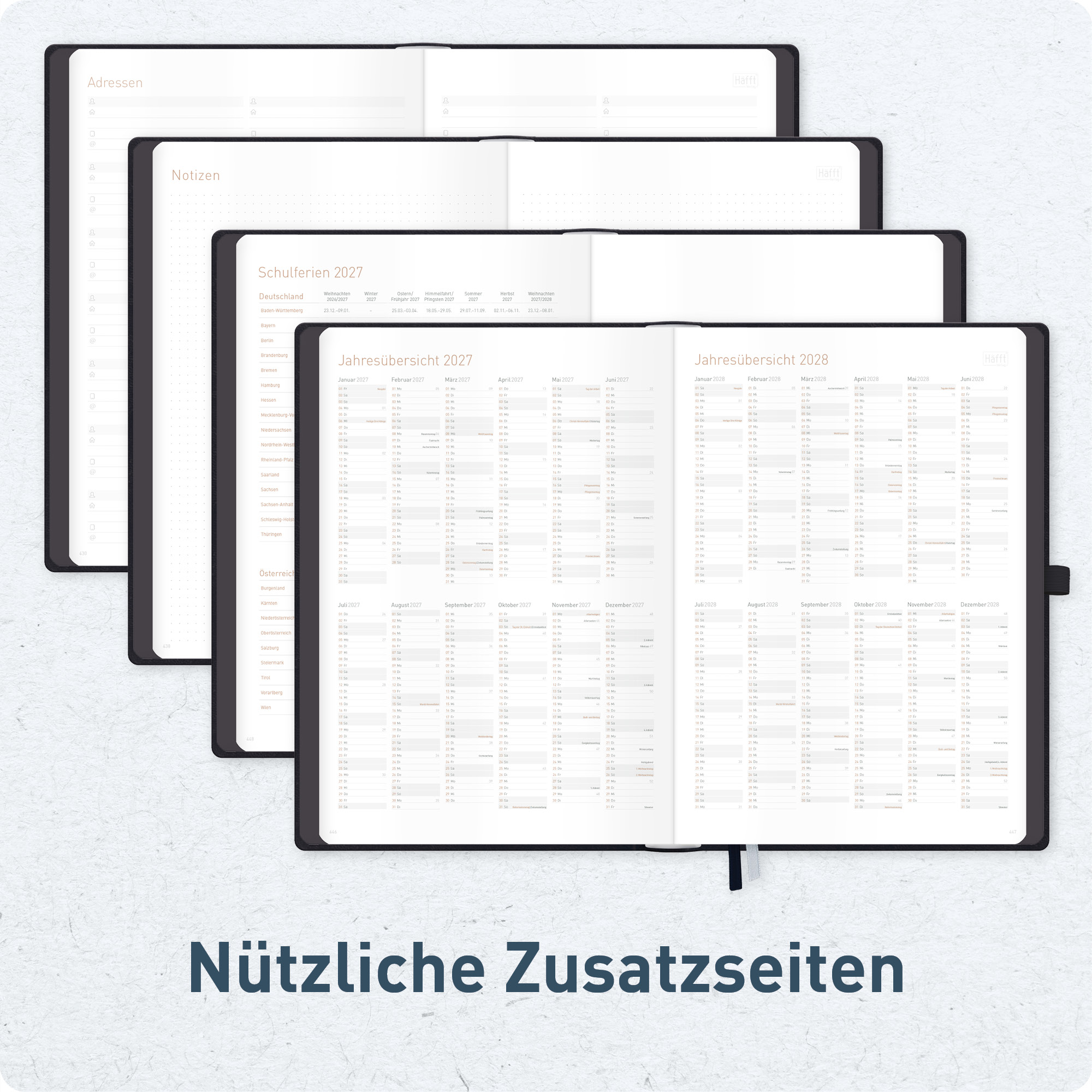 Artikelbild 6 des Artikels “Organizer Day by Day Maxi A4+ 2027 [Schwarz] “