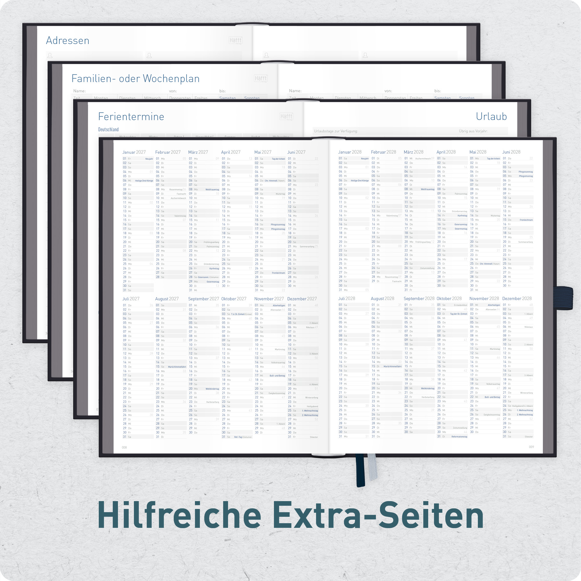 Artikelbild 6 des Artikels “Organizer Day by Day Deluxe A5 2027 [Black Edition] “