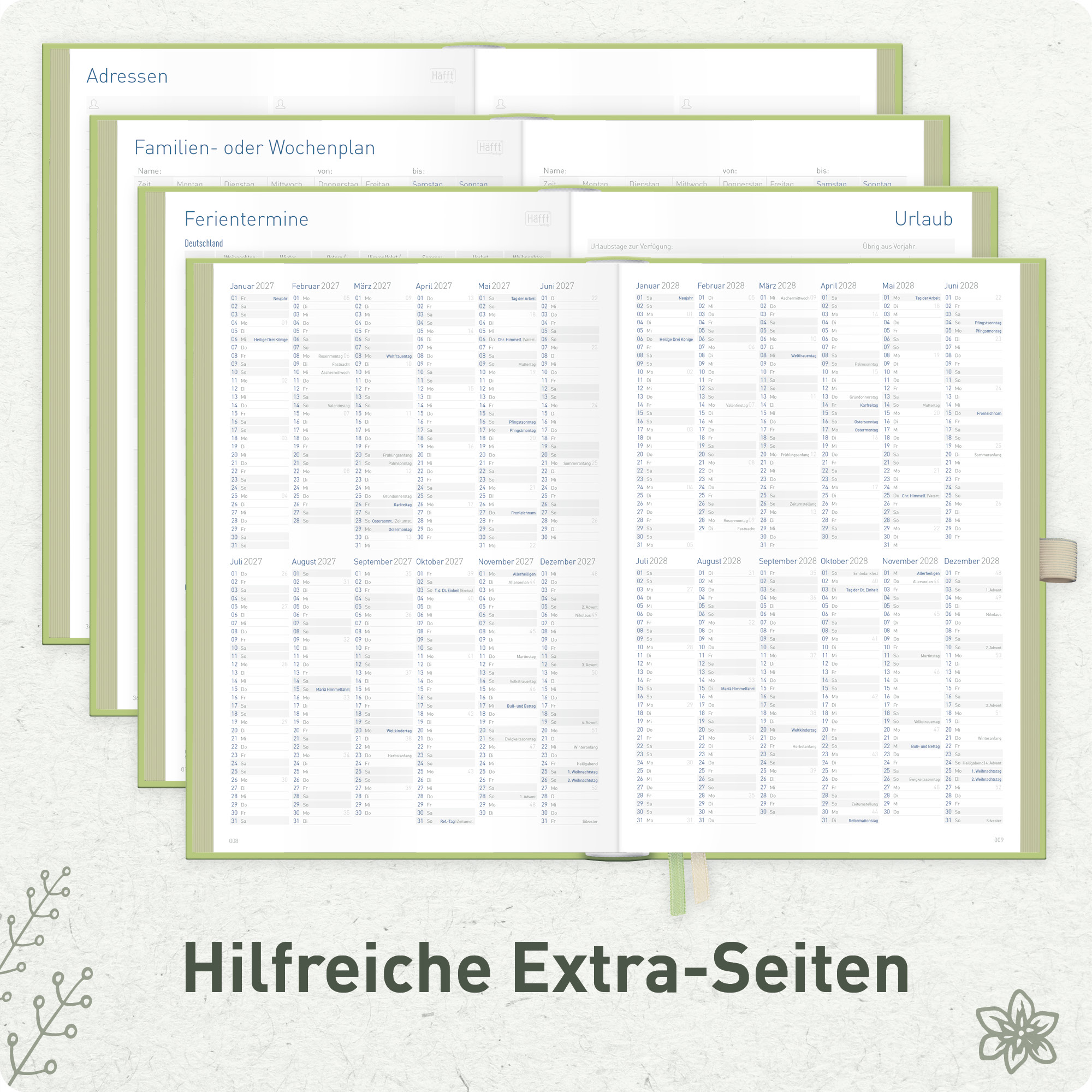 Artikelbild 6 des Artikels “Organizer Day by Day Deluxe A5 2027 [Fine Flowers] “