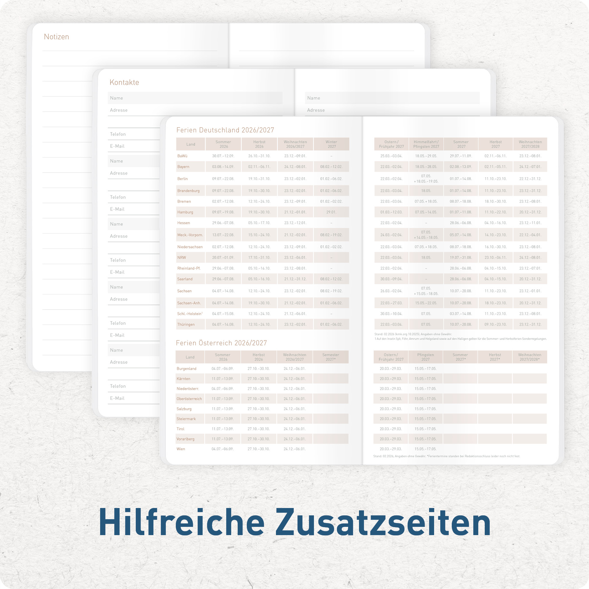 Artikelbild 6 des Artikels “Monatskalender Pocket Slim A6+ 2027 [Fine Style] “