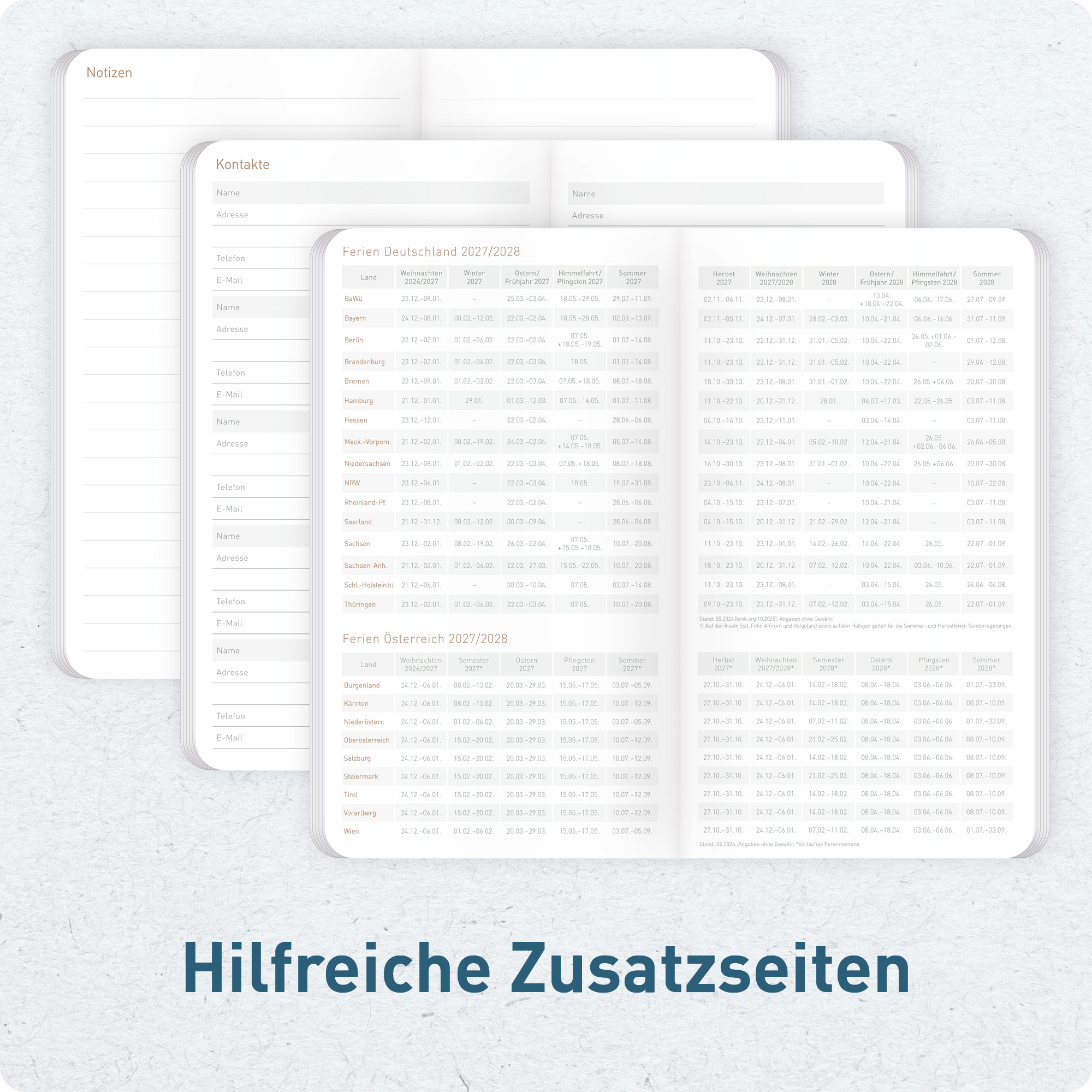 Artikelbild 6 des Artikels “Monatskalender Square A6+ 2027 [Strandkorb] “