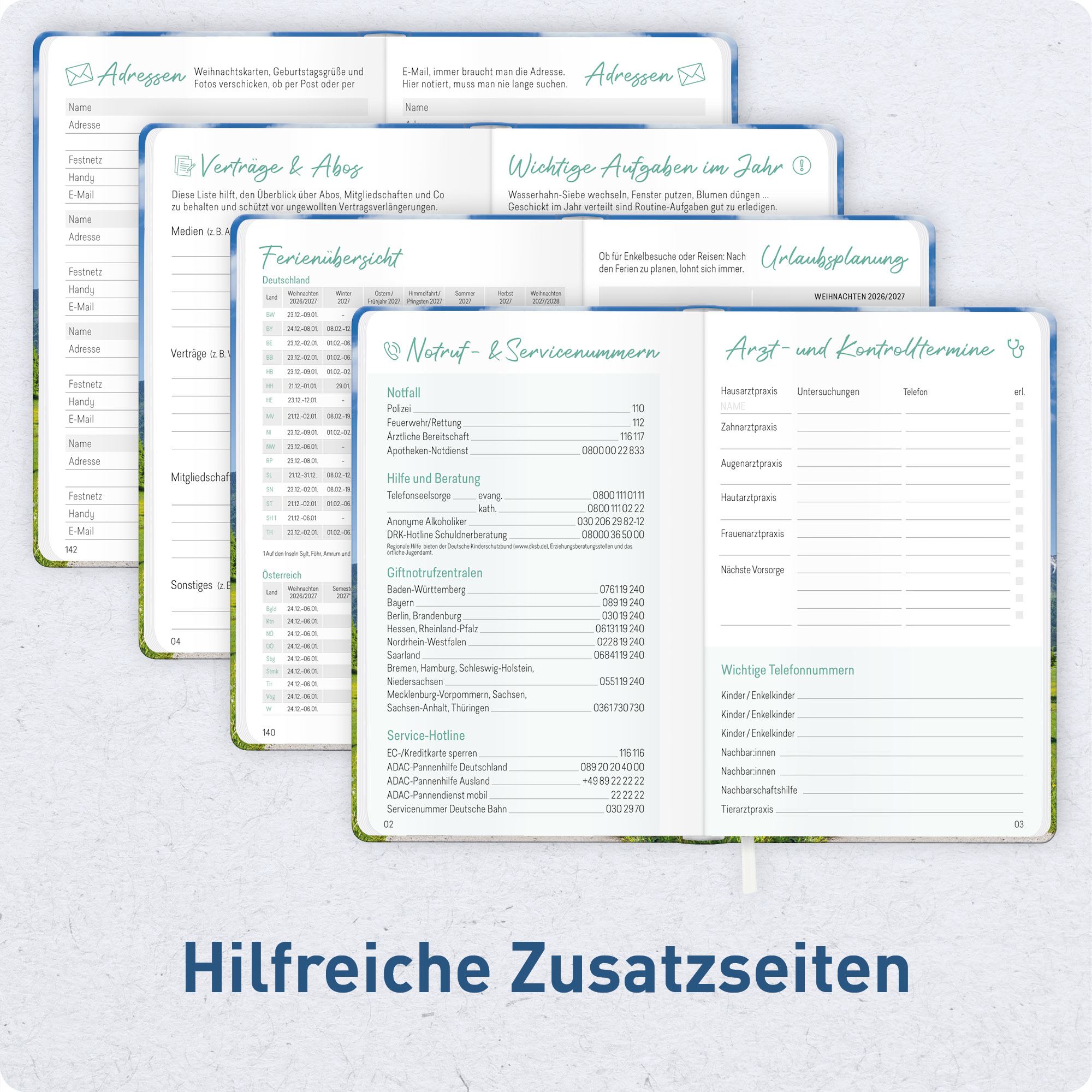 Artikelbild 6 des Artikels “Großdruck-Kalender A5 2027 [Bergluft] “