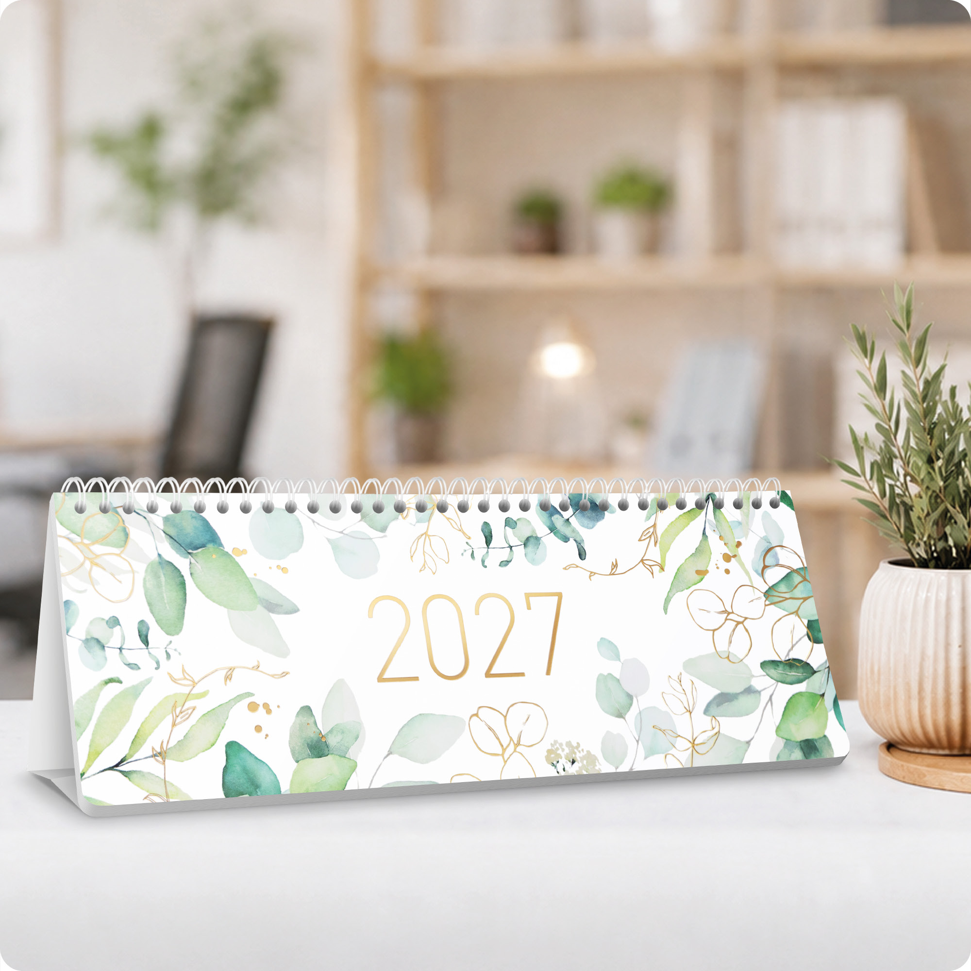 Artikelbild 6 des Artikels “Wochen-Tischkalender 2027 quer [Blattgold] “