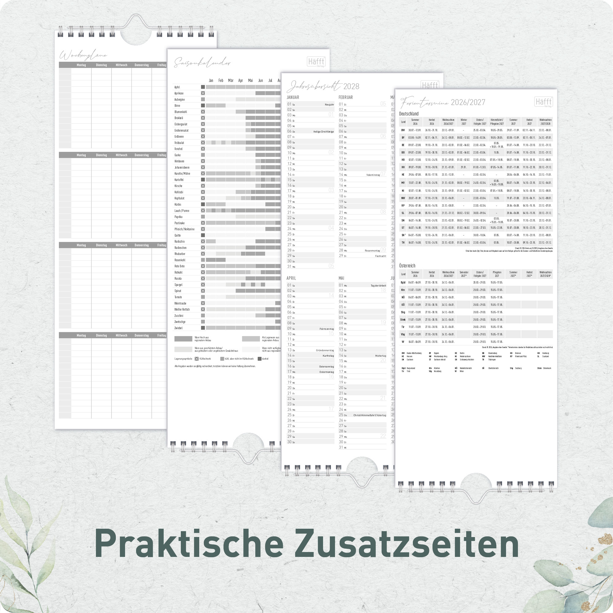 Artikelbild 6 des Artikels “Planer für Zwei kompakt 2027 Wandkalender mit 3 Spalten “