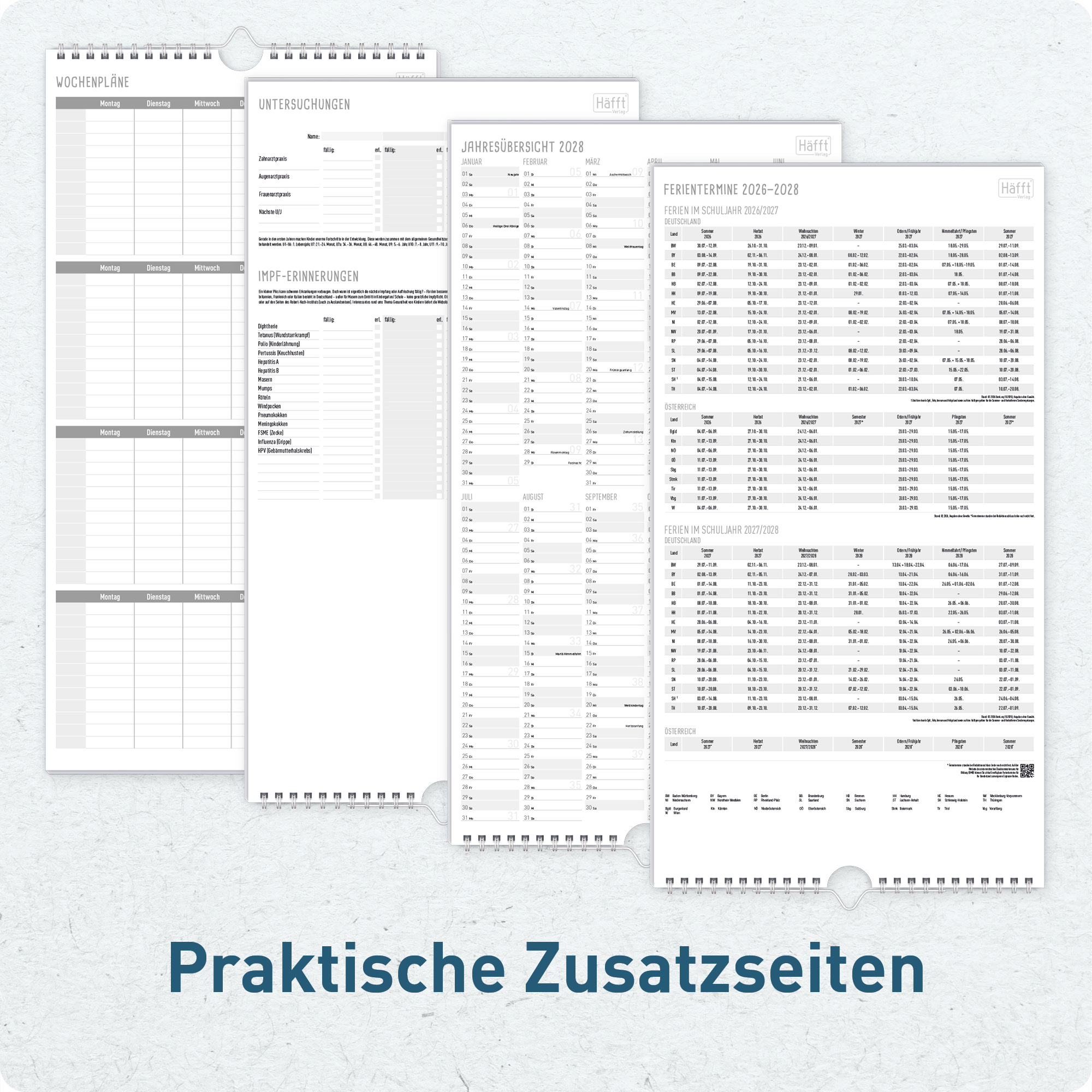 Artikelbild 6 des Artikels “Familienplaner 2027 Wandkalender mit 5 Spalten [Rainbow] “