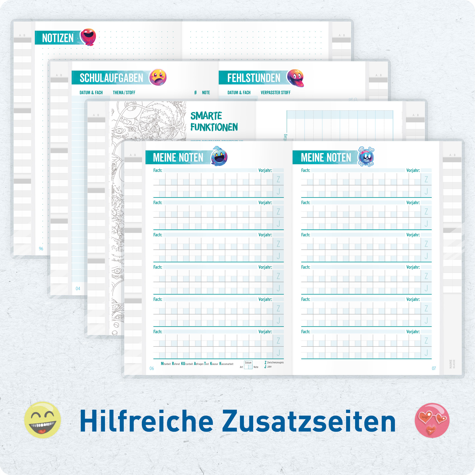 Artikelbild 6 des Artikels “Häfft Smart -  Das Aufgabenheft mit Umschlag [Chaos] “