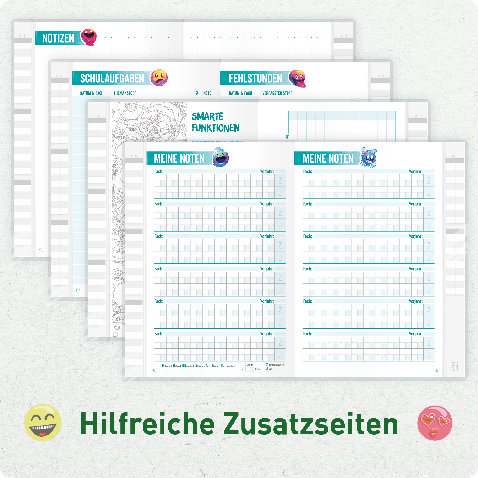 Artikelbild 6 des Artikels “Häfft Smart - Das Aufgabenheft mit Umschlag [Go for it!] “