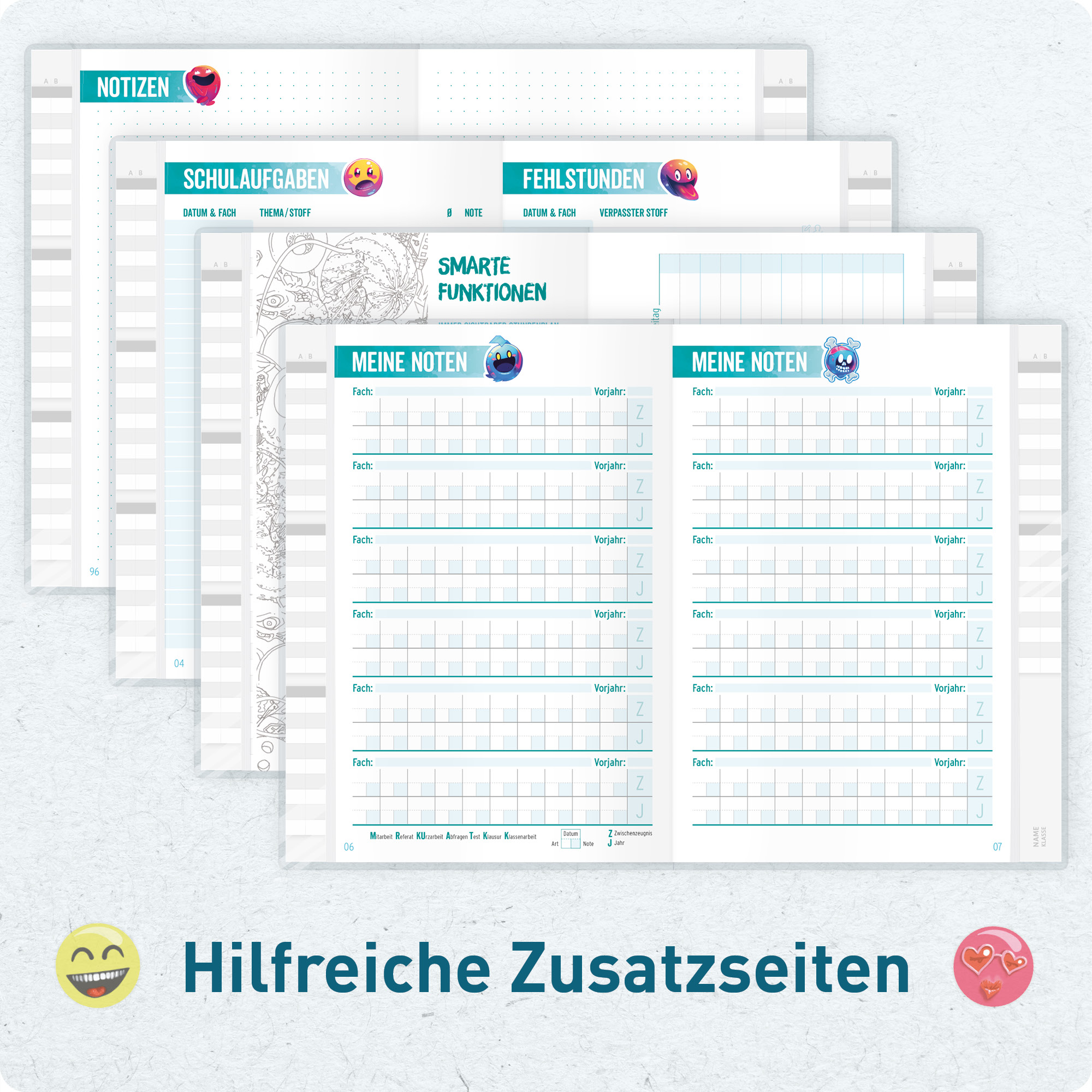 Artikelbild 6 des Artikels “Häfft Smart -  Das Aufgabenheft mit Umschlag [Ready to Play] “