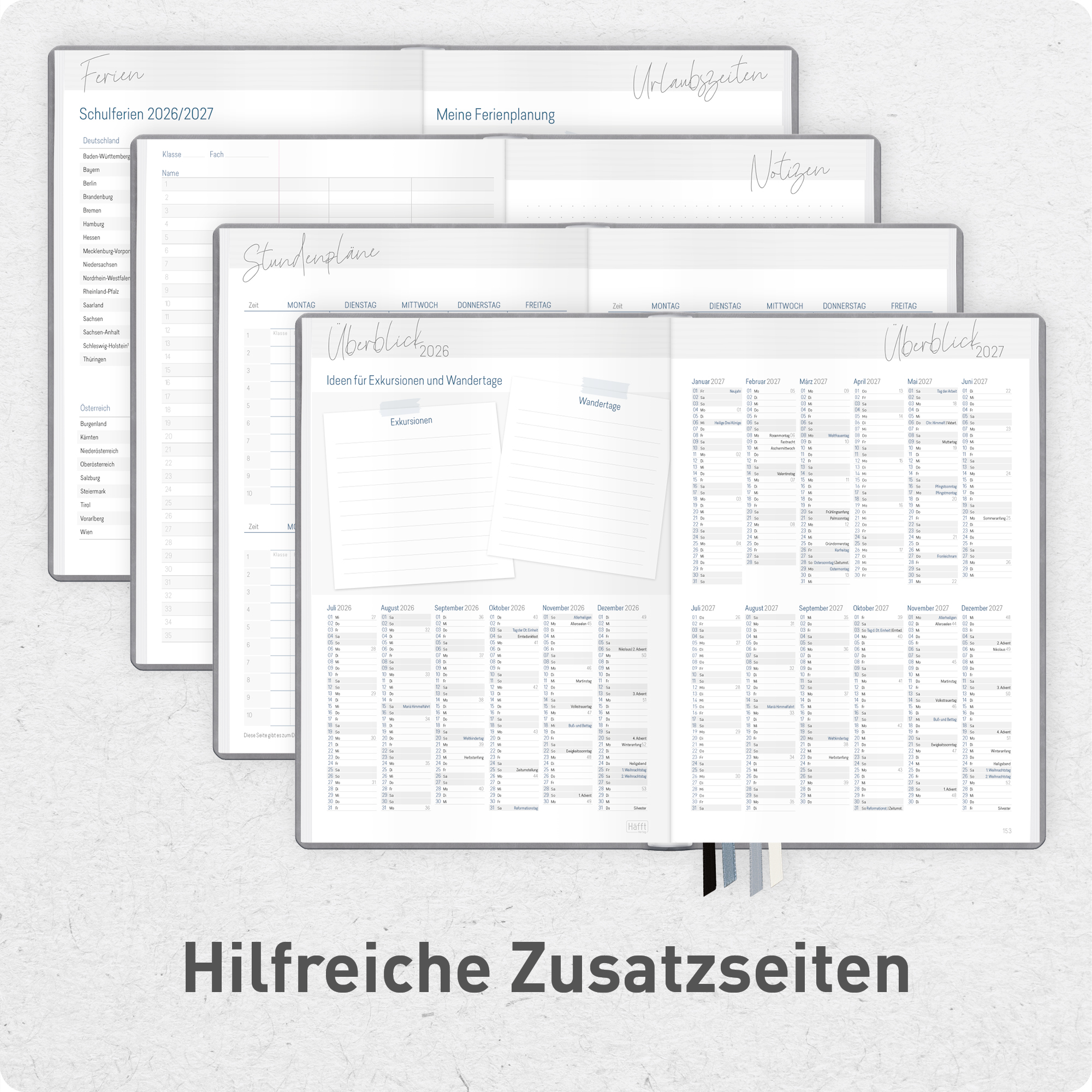 Artikelbild 6 des Artikels “Lehrer-Planer 26/27 A5+ [Grey Edition] “