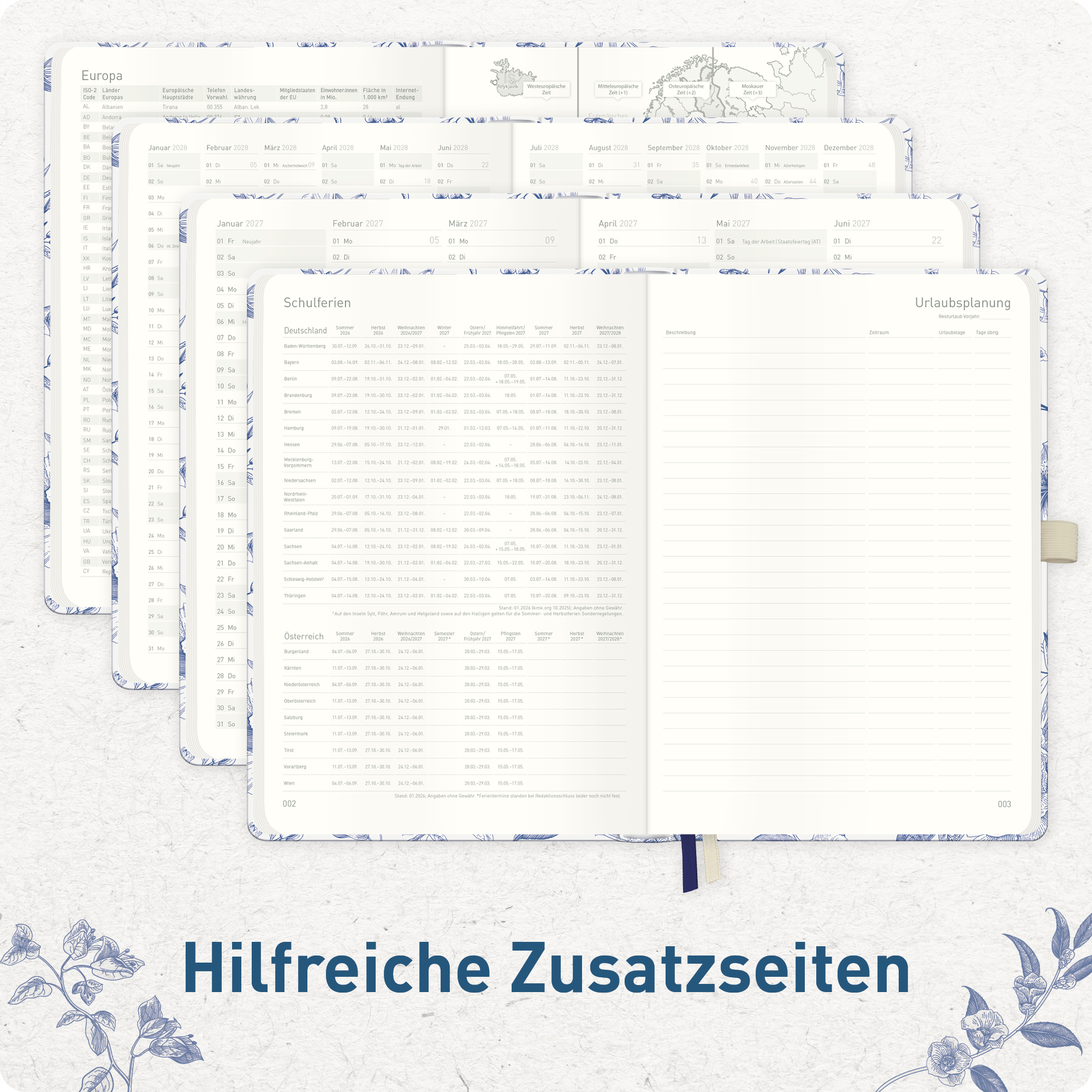 Artikelbild 6 des Artikels “Wochen-Notiz-Kalender 2026/2027 A5 [Fine Style] “