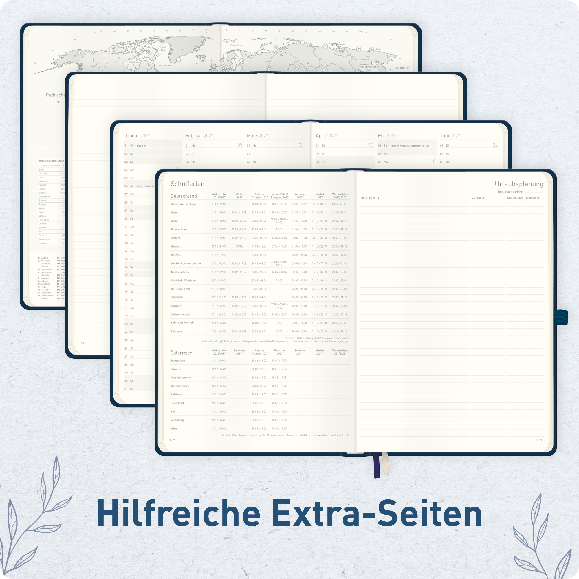 Artikelbild 6 des Artikels “Wochen-Notiz-Kalender A4 2027 [Night Flower] “