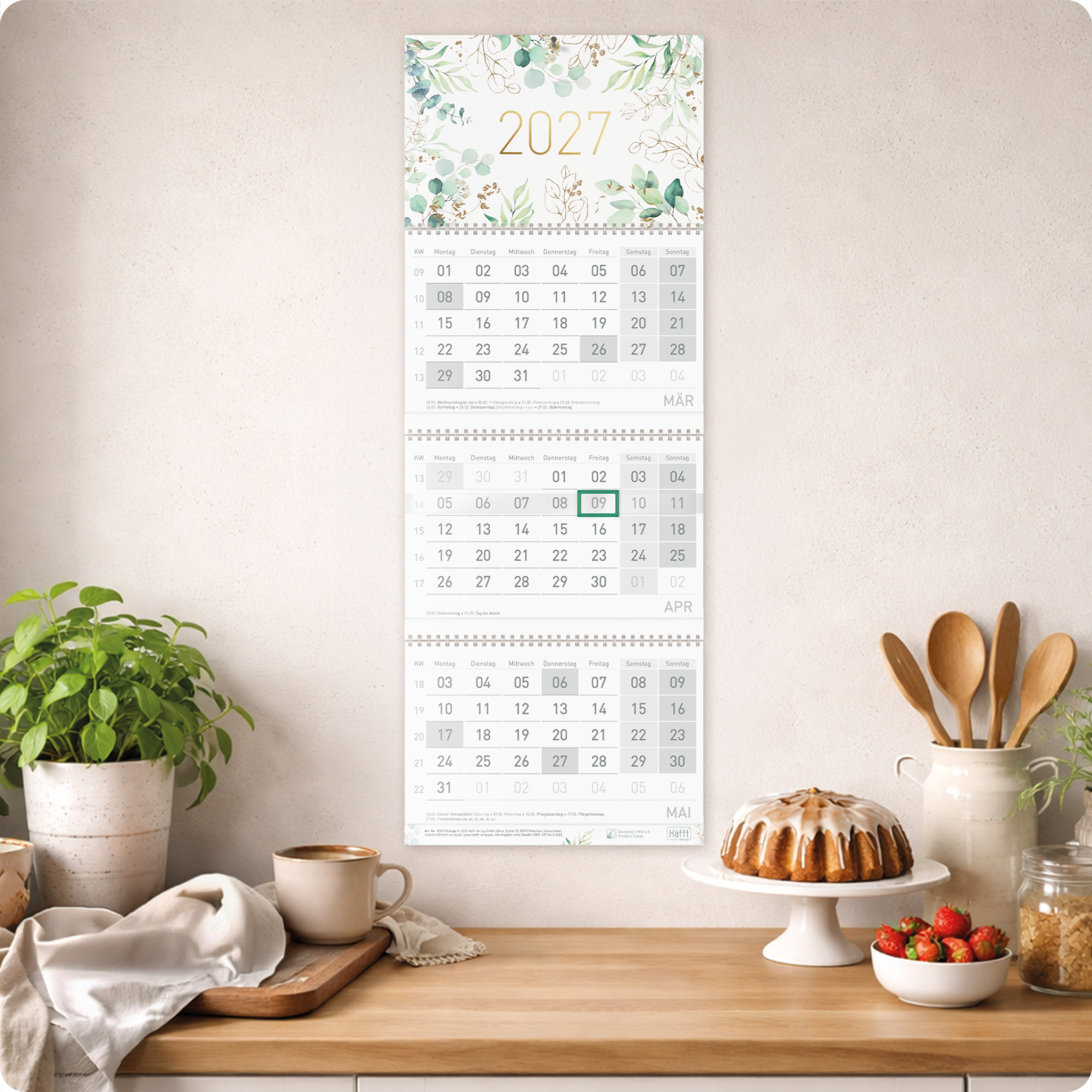Artikelbild 6 des Artikels “3-Monatskalender 2027 [Blattgold] “