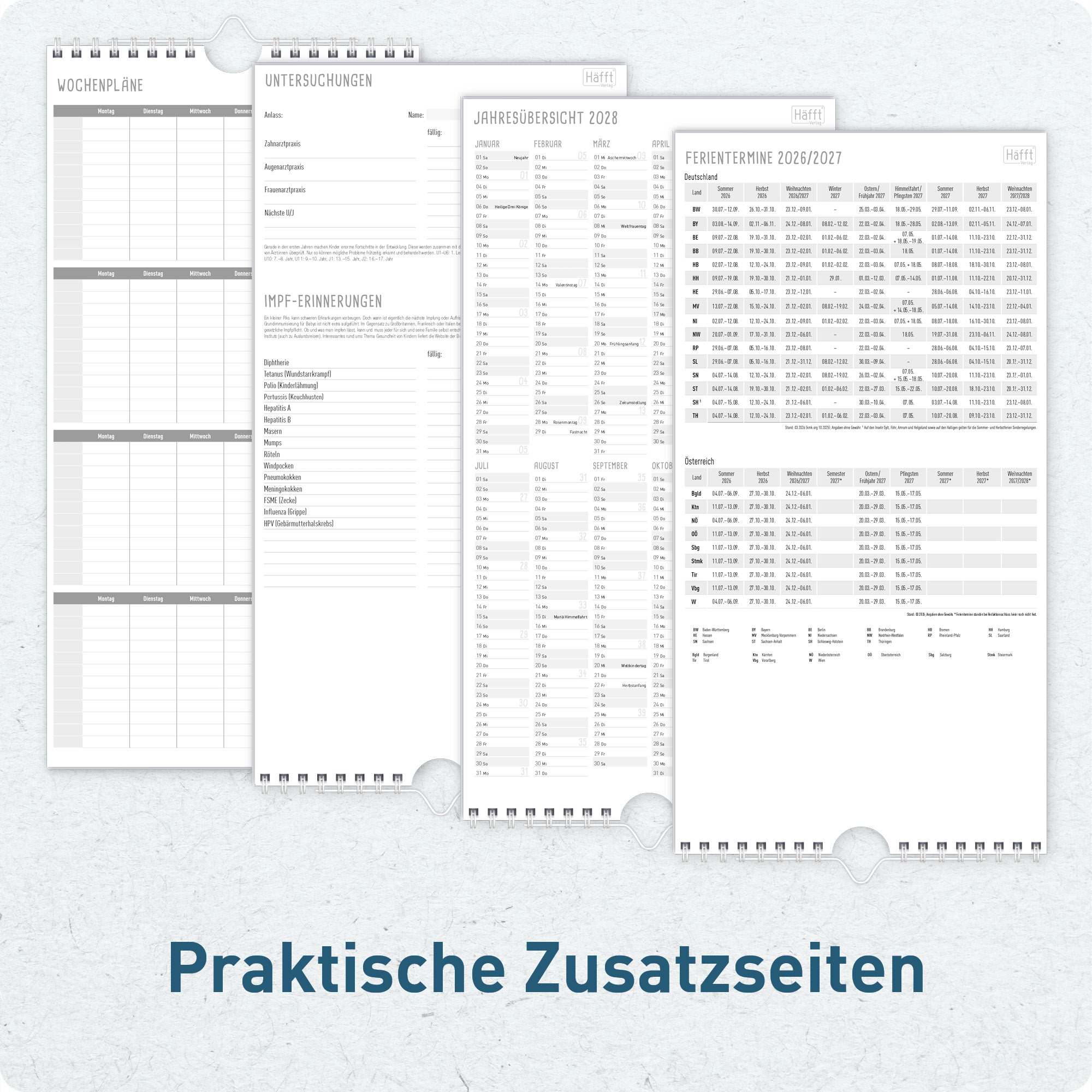Artikelbild 6 des Artikels “Familienplaner kompakt 2027 Wandkalender mit 4 Spalten [Rainbow] “