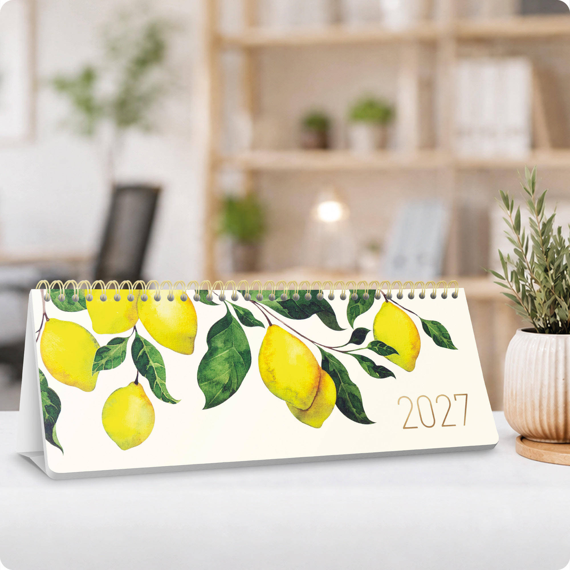 Artikelbild 6 des Artikels “Wochen-Tischkalender 2027 mit Aufsteller [Lemon Times] “