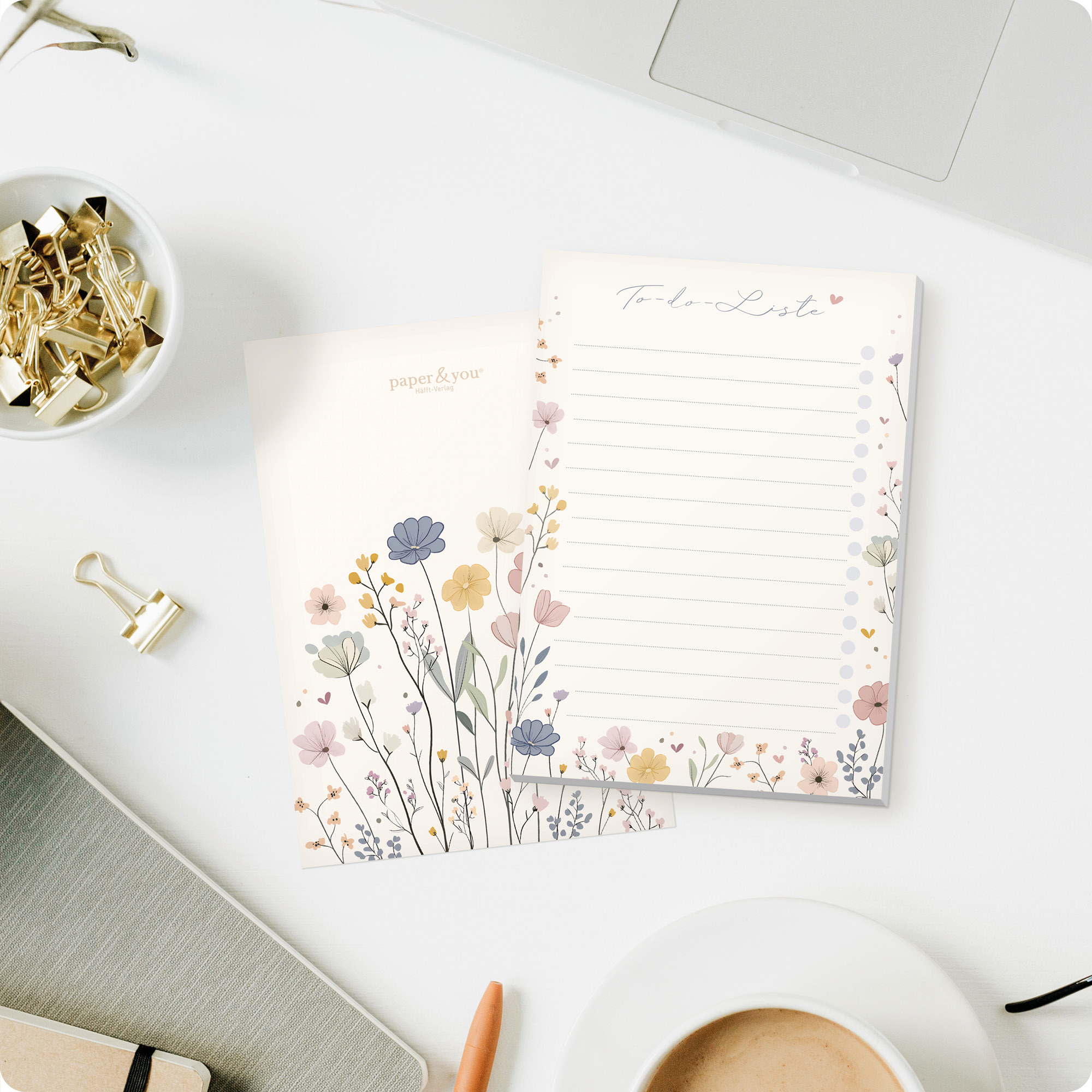 Artikelbild 6 des Artikels “paper&you To-do Listen Block A6 [Flower Joy] “