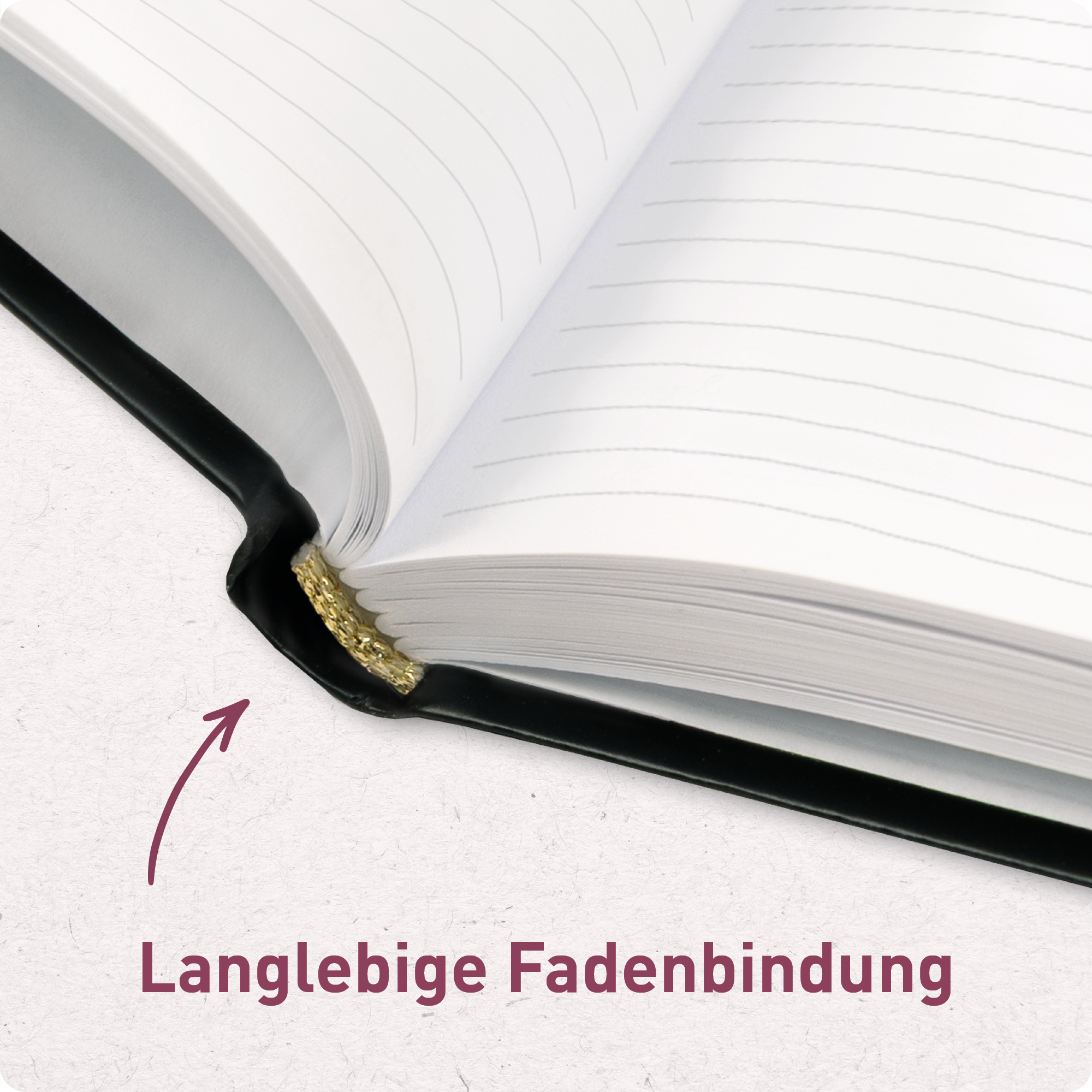 Artikelbild 6 des Artikels “paper&you Notizbuch A5 liniert [Pink Flowers] “