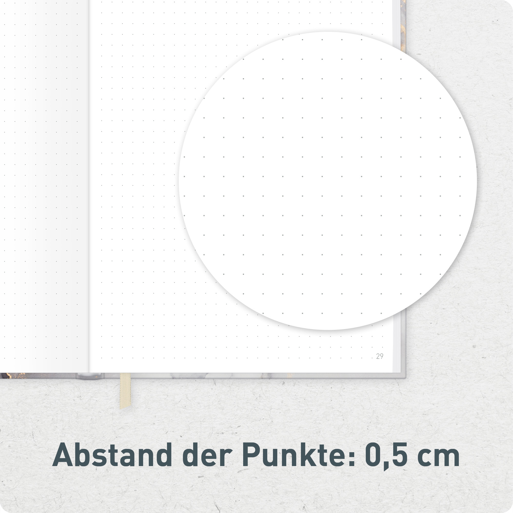 Artikelbild 6 des Artikels “paper&you Journal dotted A5 [Grey Marble] “