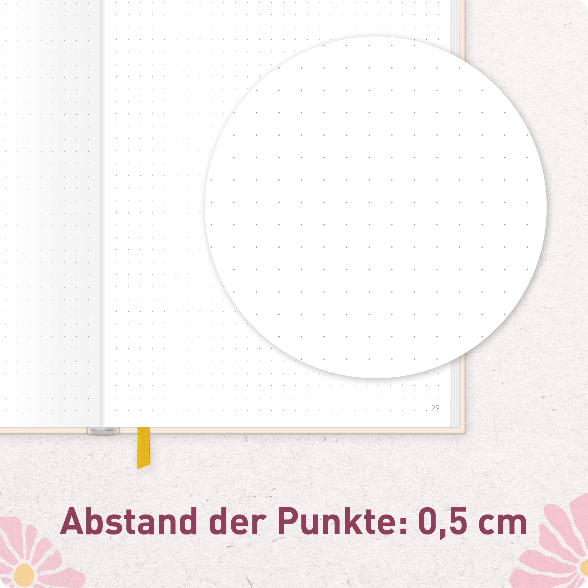 Artikelbild 6 des Artikels “paper&you Journal dotted A5 [Pink Flowers] “