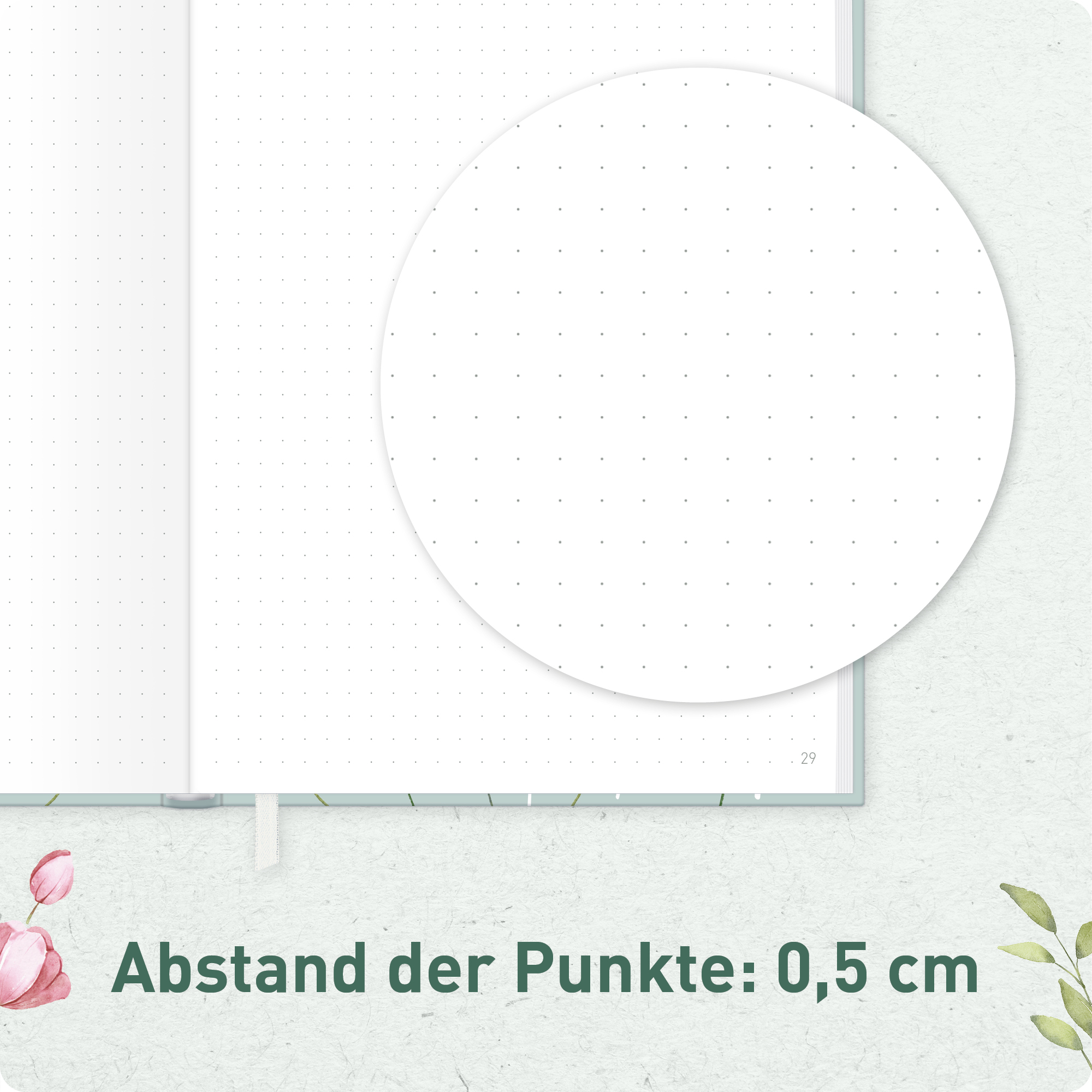 Artikelbild 6 des Artikels “paper&you Journal dotted A5 [Spring Flowers] “
