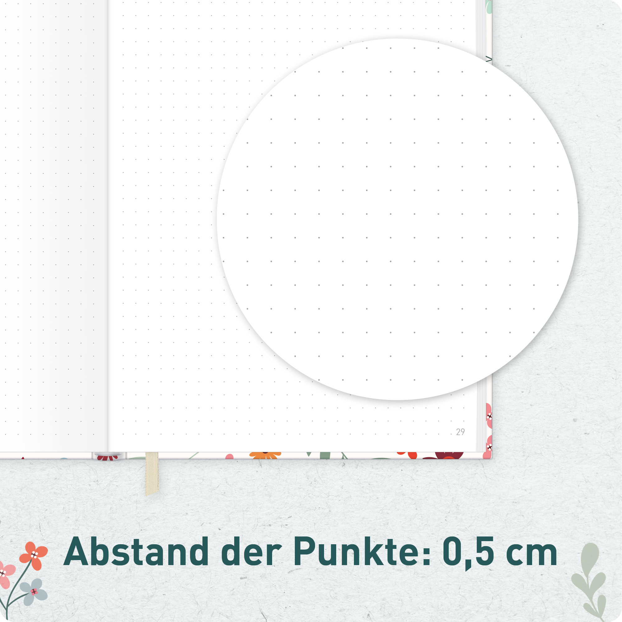 Artikelbild 6 des Artikels “paper&you Journal dotted A5 [Wild Flower] “